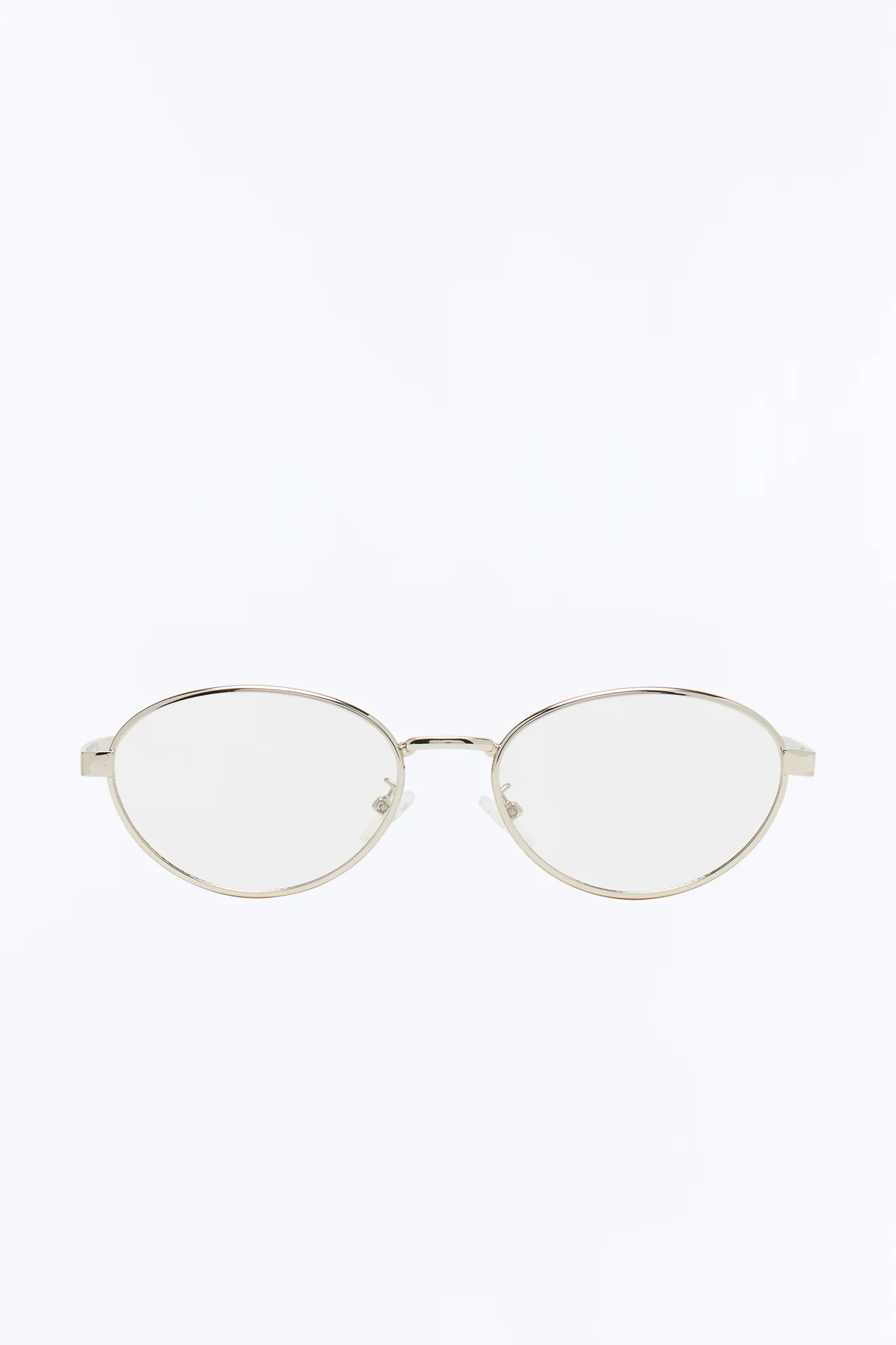 Deep In Thought Round Glasses - Silver - Image 4