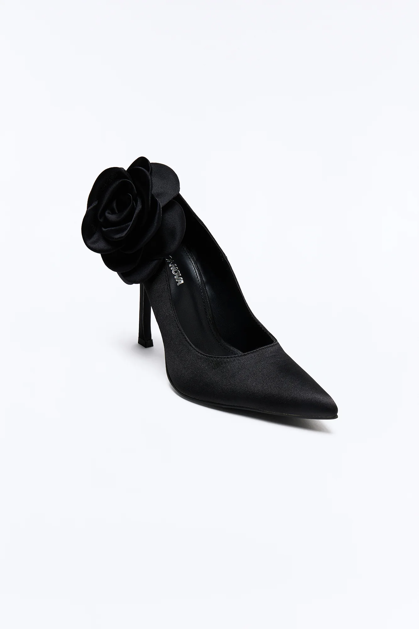 Denea Flower Pumps - Black - Image 2