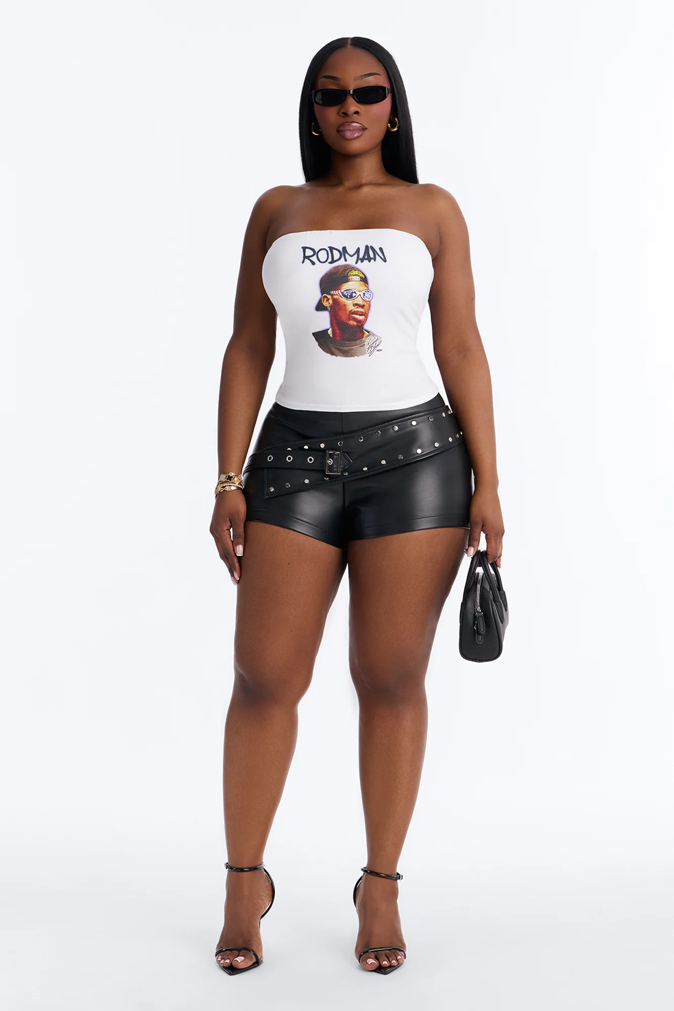 Dennis Rodman Tube Top - White - Image 6