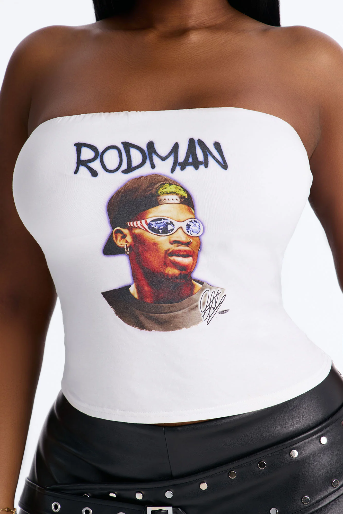 Dennis Rodman Tube Top - White - Image 7