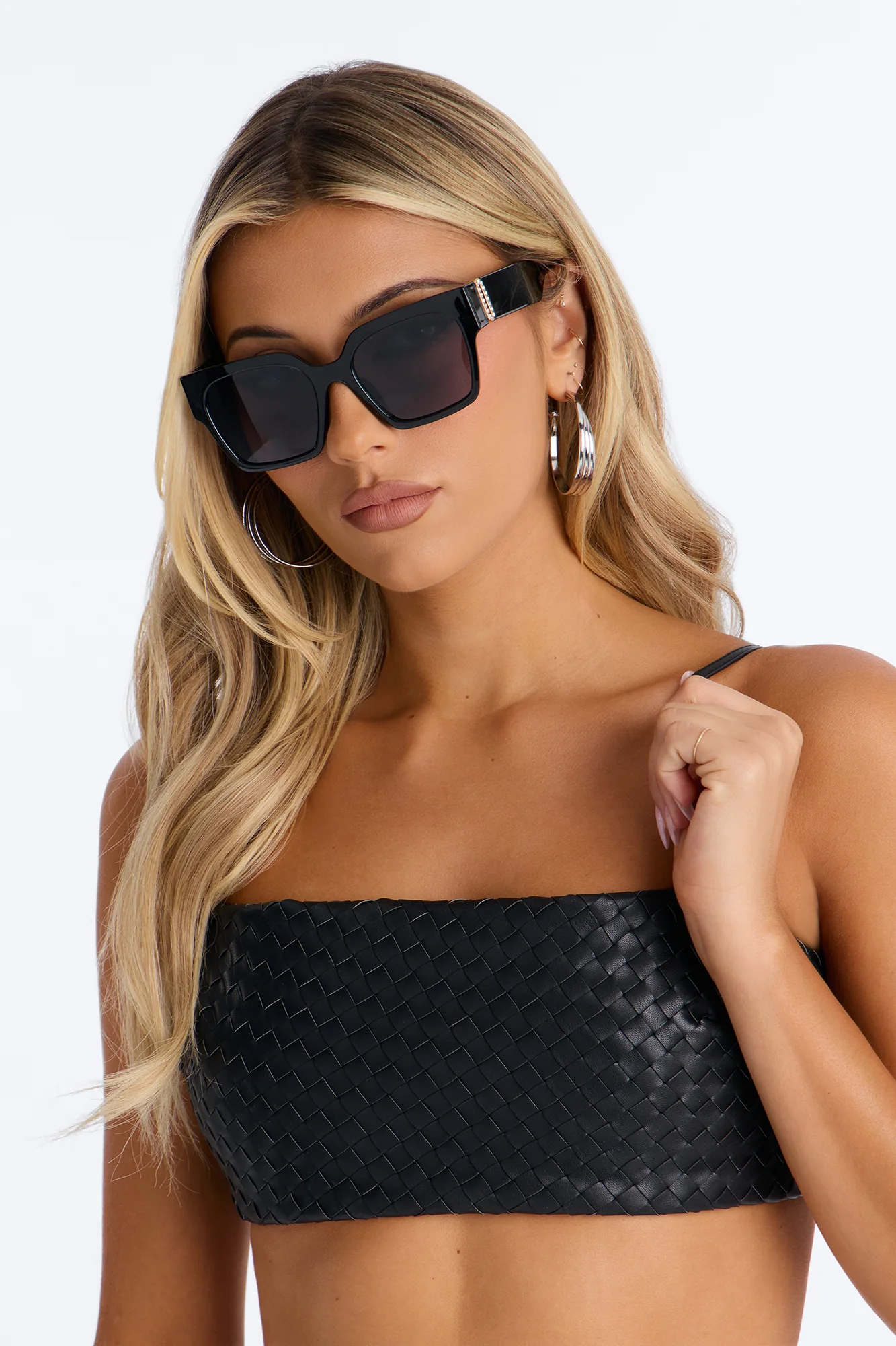 Deserve It All Sunglasses - Black - Image 2
