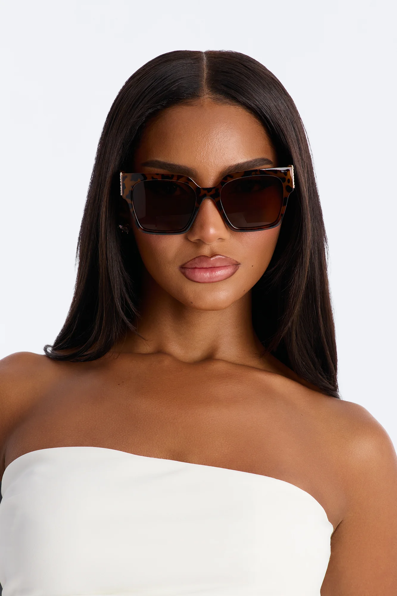 Deserve It All Sunglasses - Tortoise - Image 2