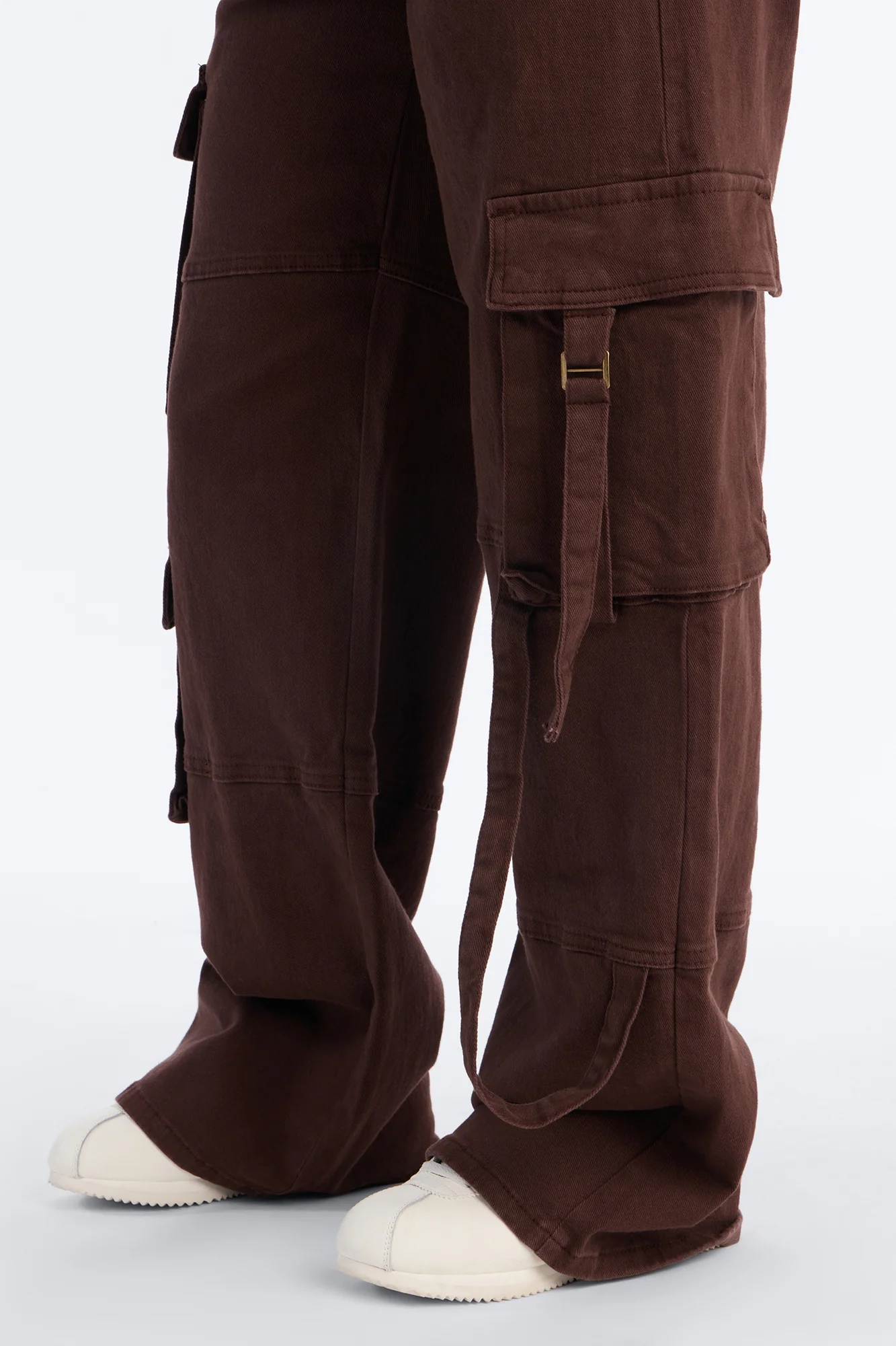 Desi Mineral Wash Cargo Pant - Chocolate - Image 3
