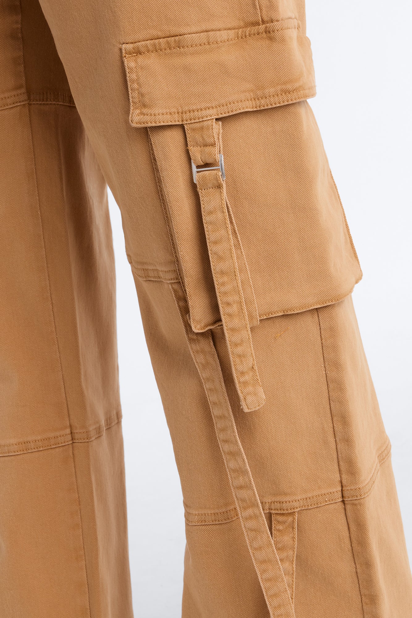 Desi Mineral Wash Cargo Pant - Khaki - Image 8