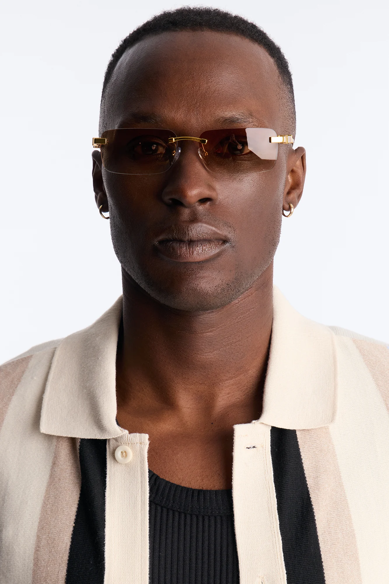 Destination Arrival Sunglasses - Gold/Red