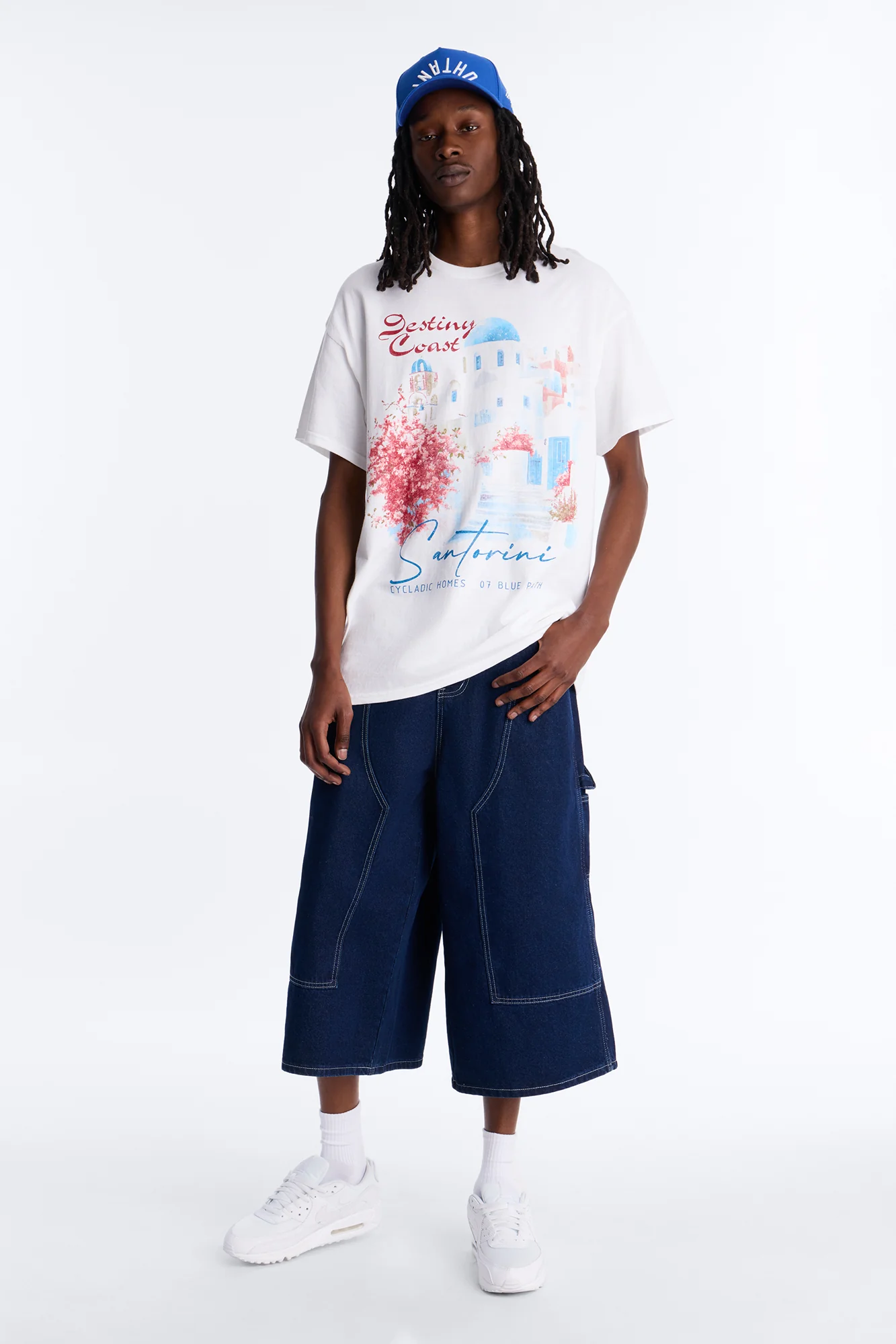 Destiny Coast Oversized Short Sleeve Tee - White - Image 2