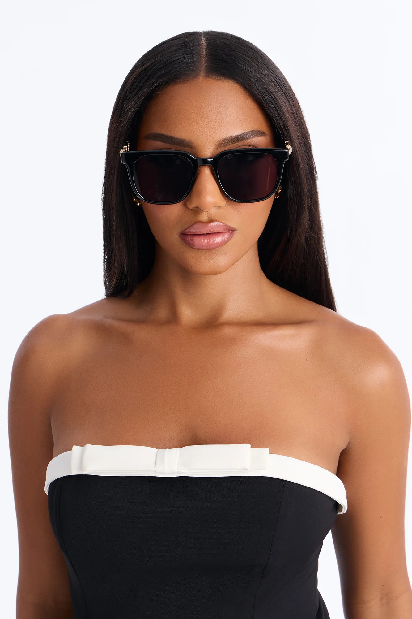 Diamond Bouquet Sunglasses - Black