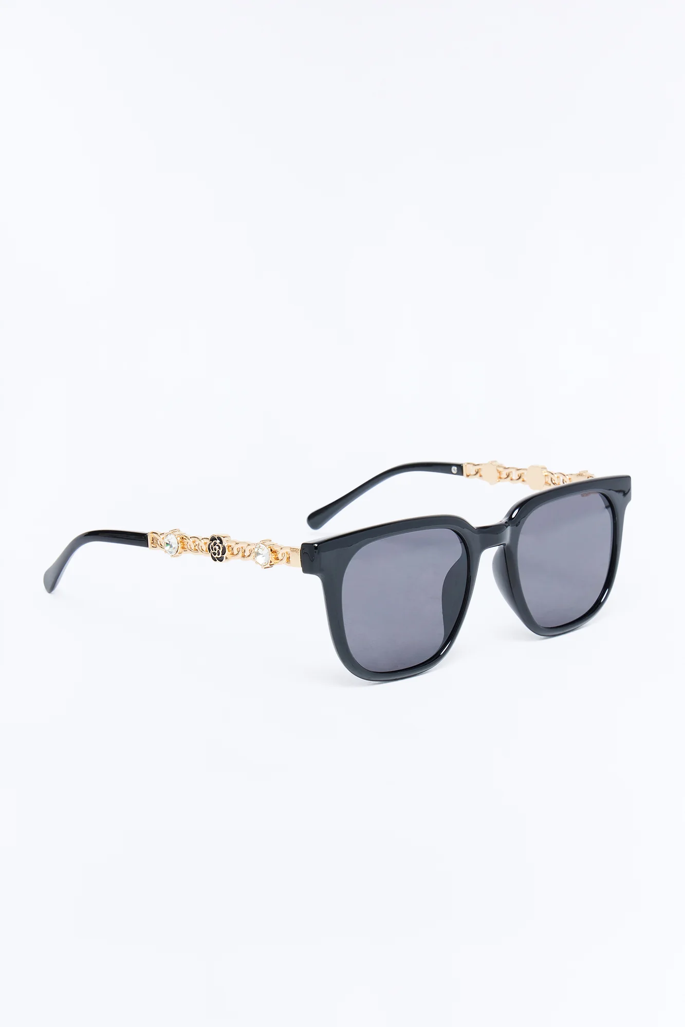 Diamond Bouquet Sunglasses - Black - Image 4