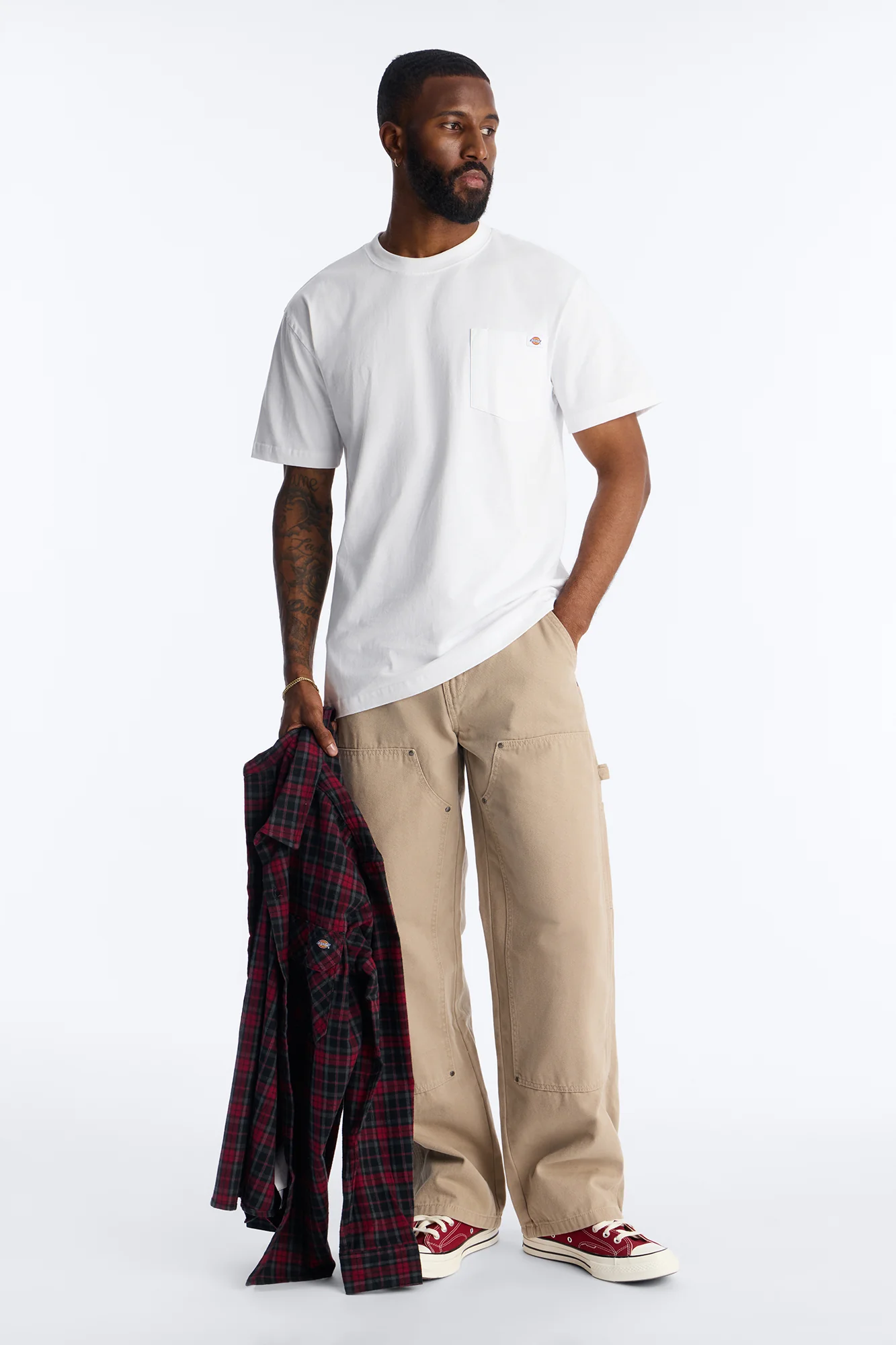 Dickies Double Knee Canvas Carpenter Straight Pant - Sand