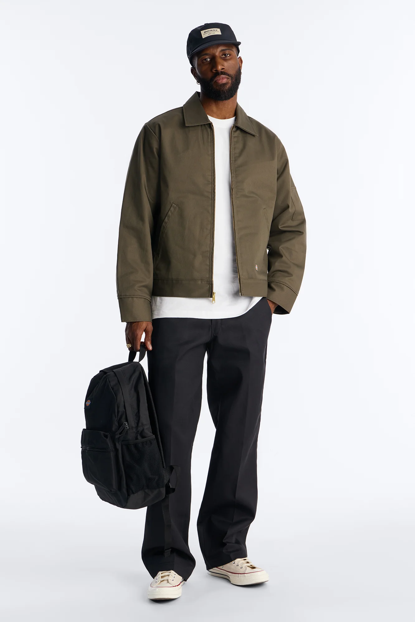 Dickies Insulated Eisenhower Jacket - Olive - Image 2