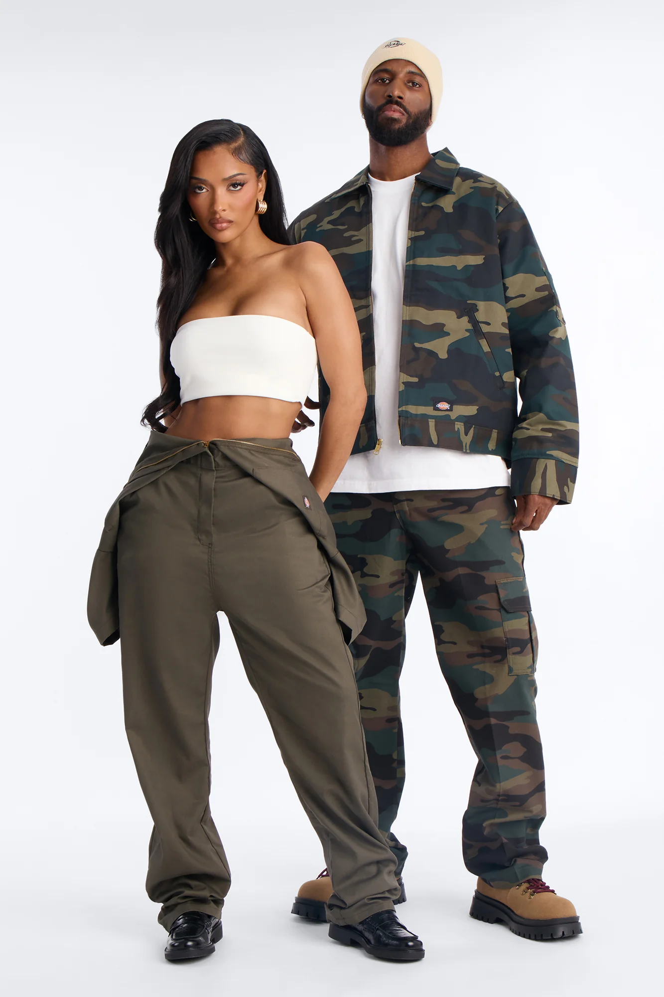 Dickie's Short Sleeve Coverall - Olive - Image 7