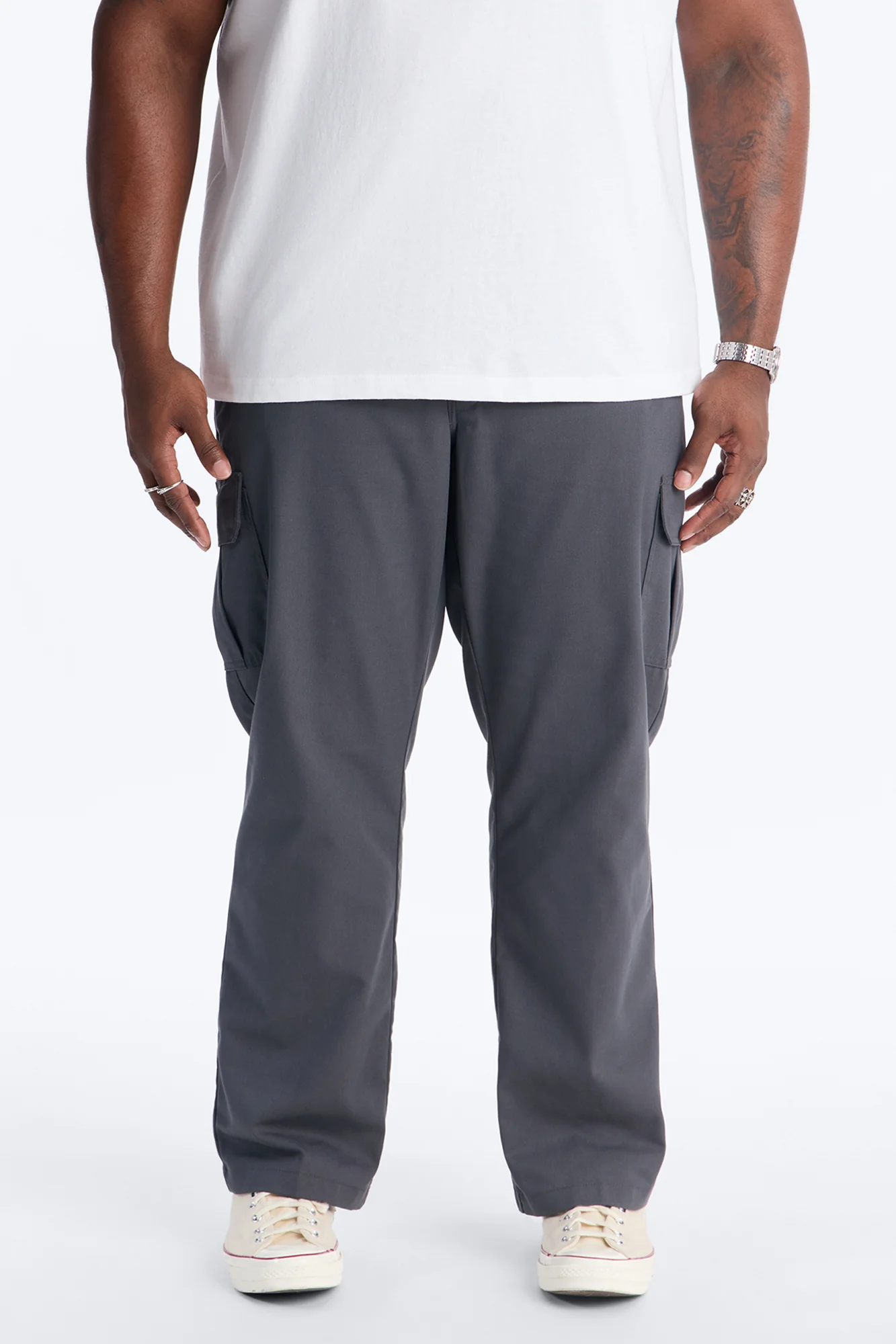 Dickies Twill Cargo Straight Pant - Charcoal - Image 5