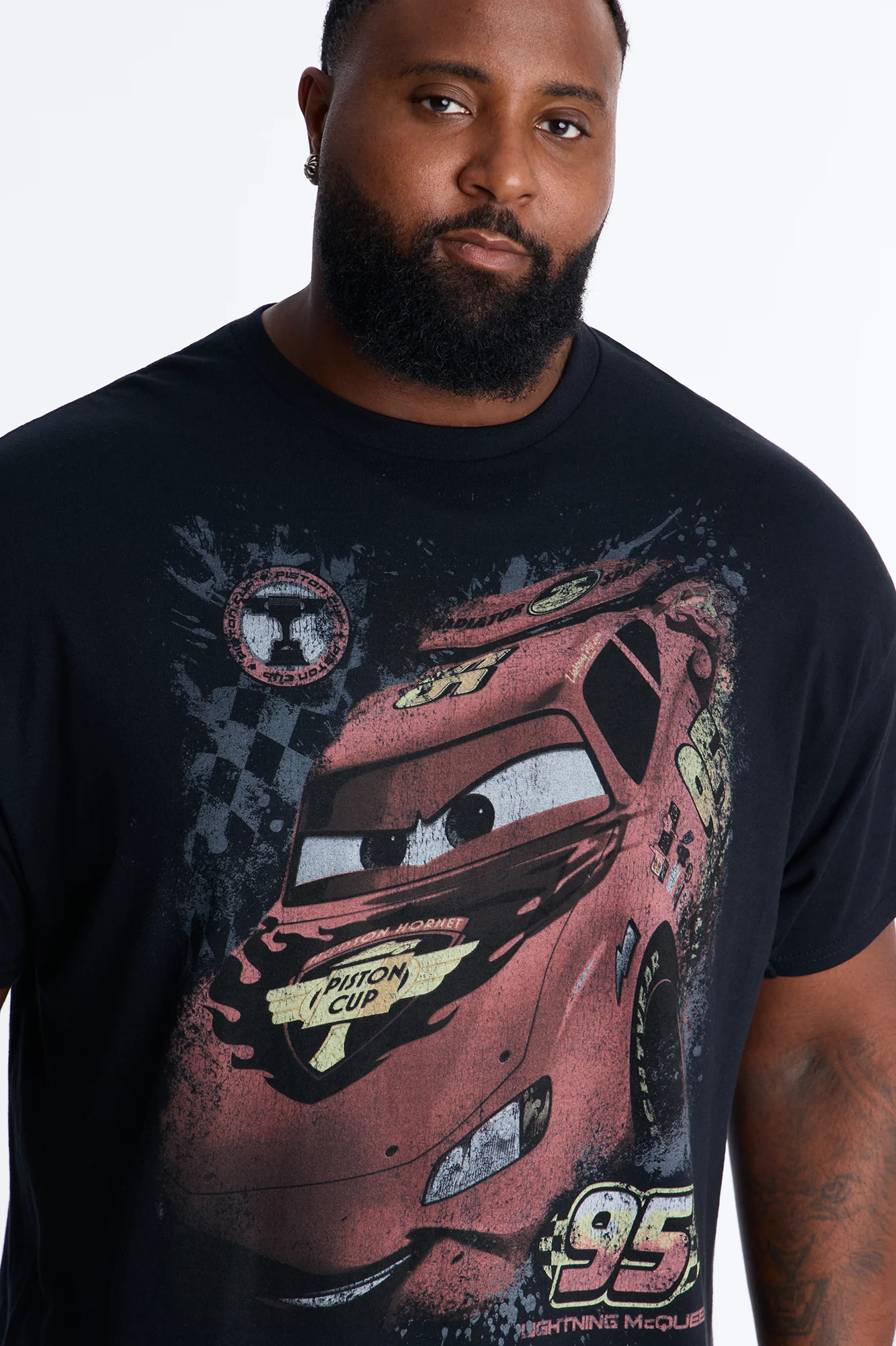 Disney Cars LMQ KACHOW! Short Sleeve Tee - Black - Image 6