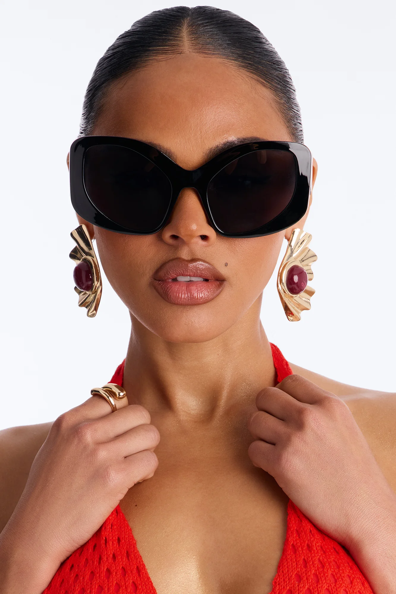 Diva Aura Sunglasses - Black - Image 2