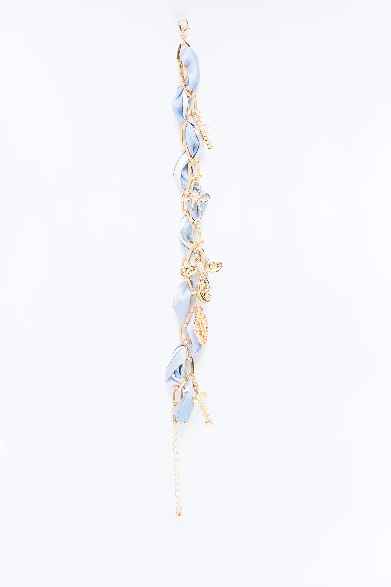 Divine Charm Bracelet - Gold/Blue - Image 3