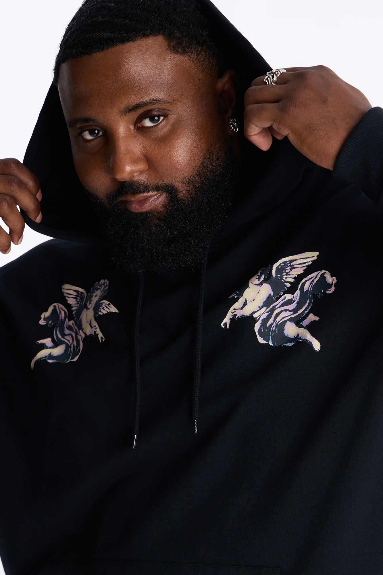 Divine Looking Glass Hoodie - Black - Image 7