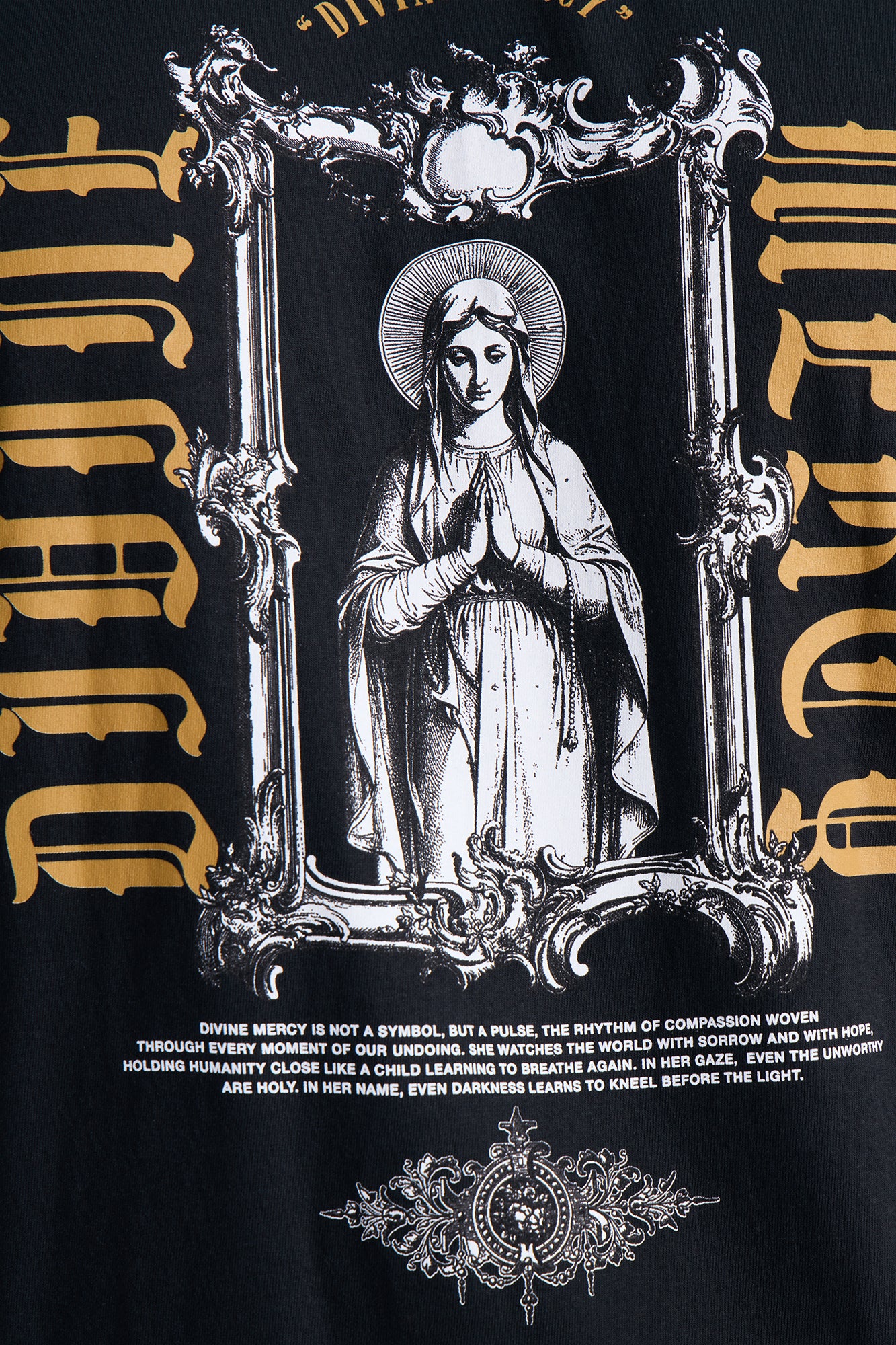 Divine Mercy Muscle Tee - Black - Image 7