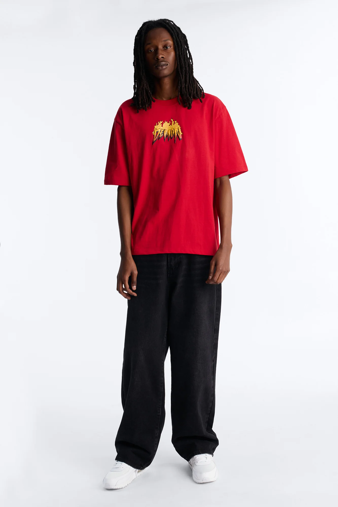 Dodge Demon Give Chase Short Sleeve Tee - Red - Image 2