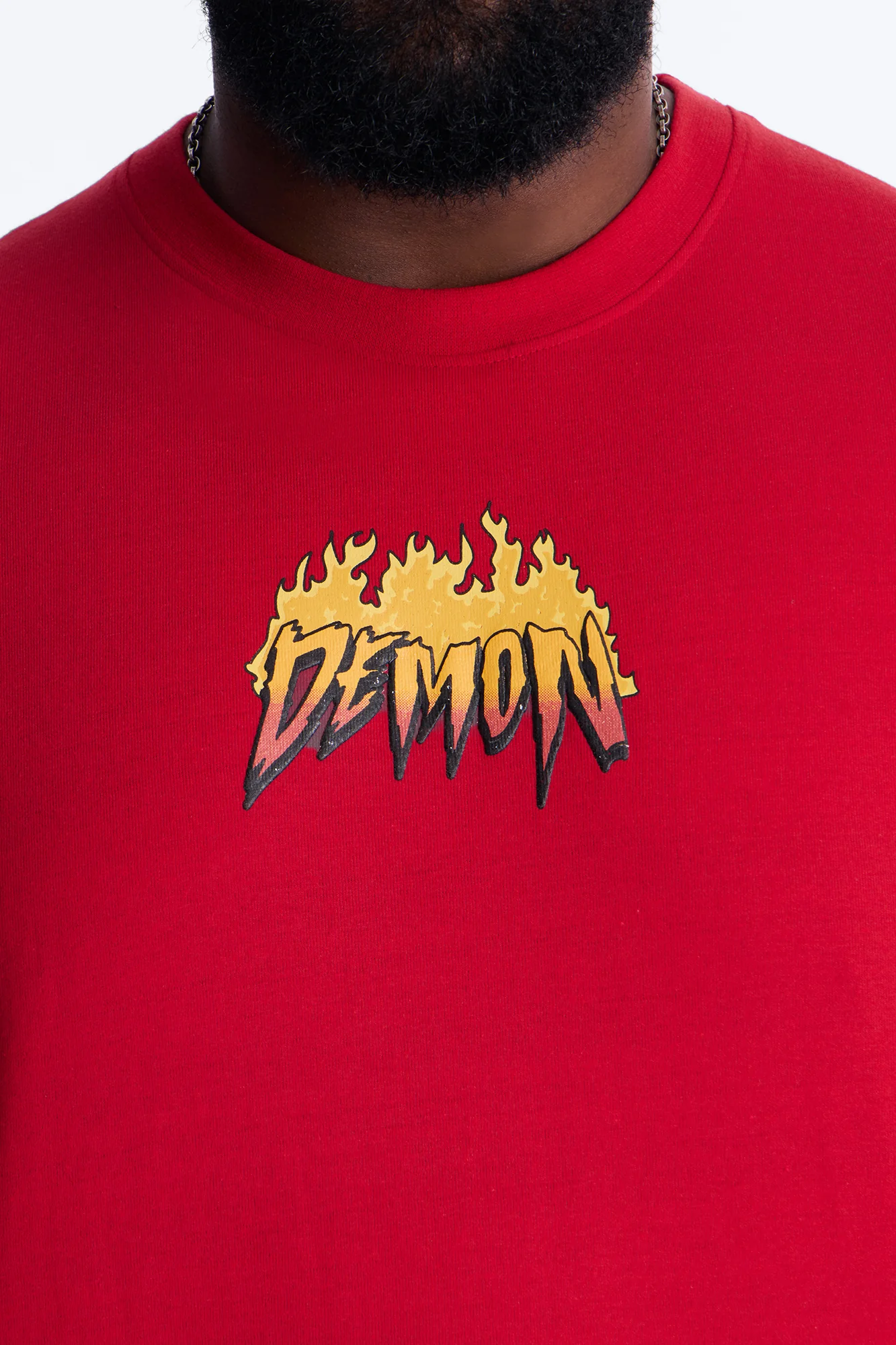Dodge Demon Give Chase Short Sleeve Tee - Red - Image 7