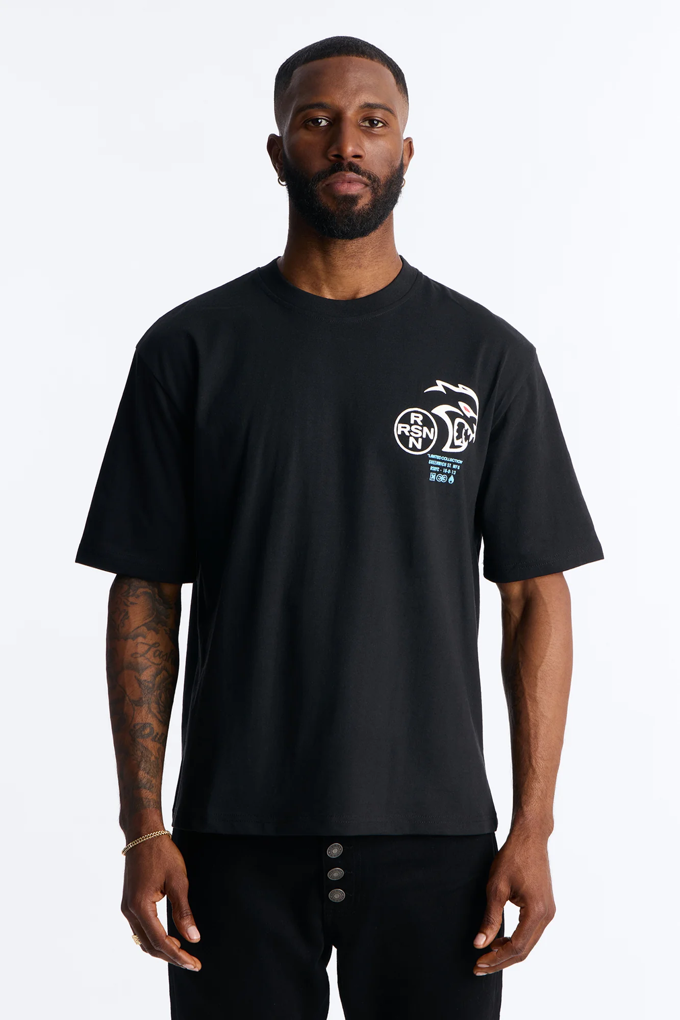 Dodge Hellcat Raise Hell Short Sleeve Tee - Black - Image 4