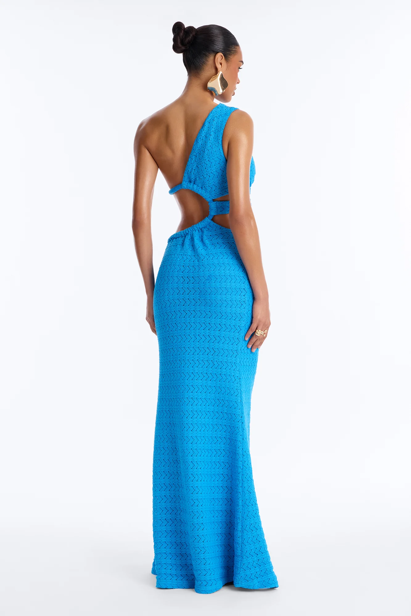 Doing The Most Sleeveless Maxi Dress - Blue - Image 4
