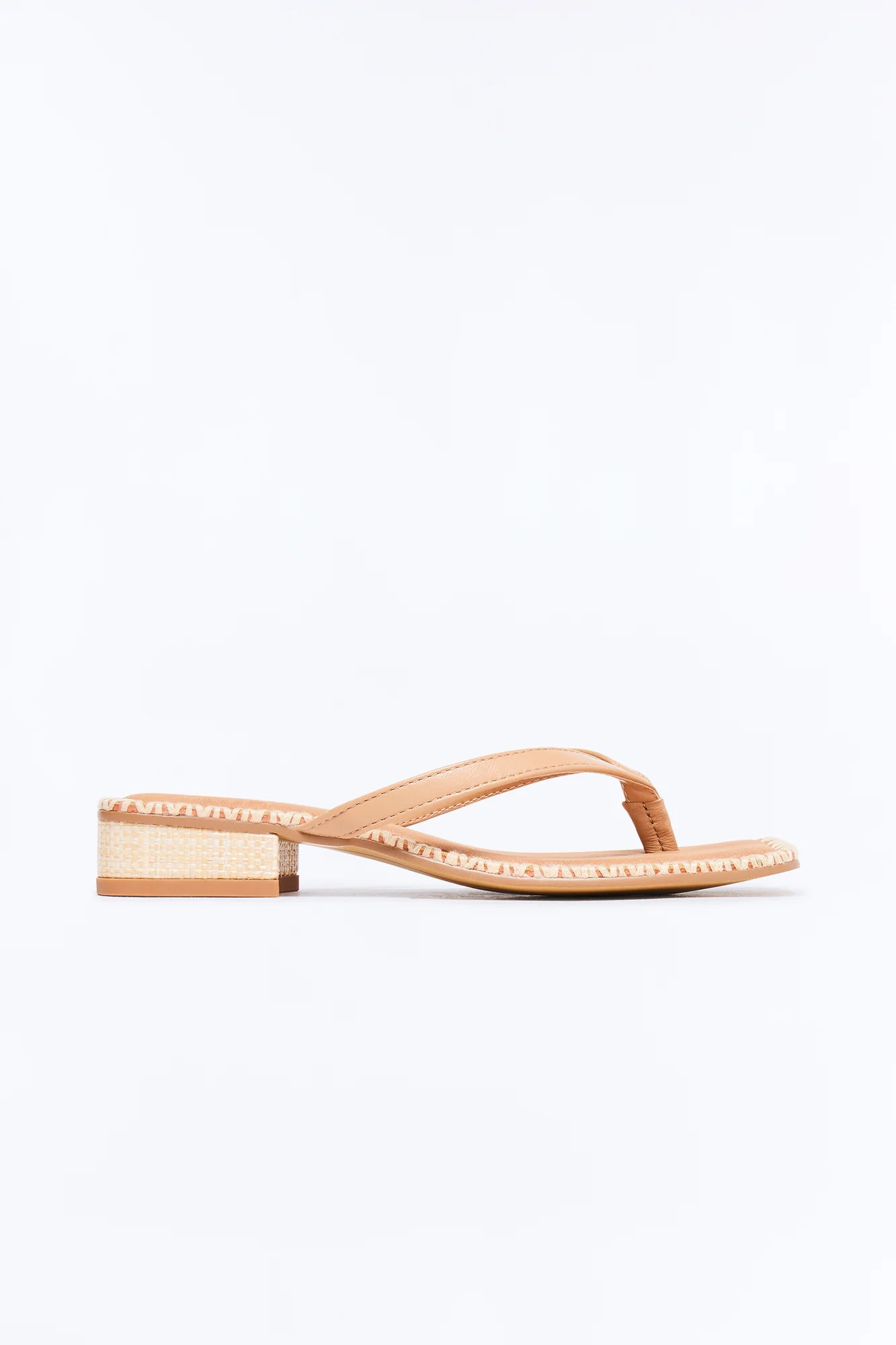 Dolce Vita Barty Leather Thong Sandals - Tan - Image 3