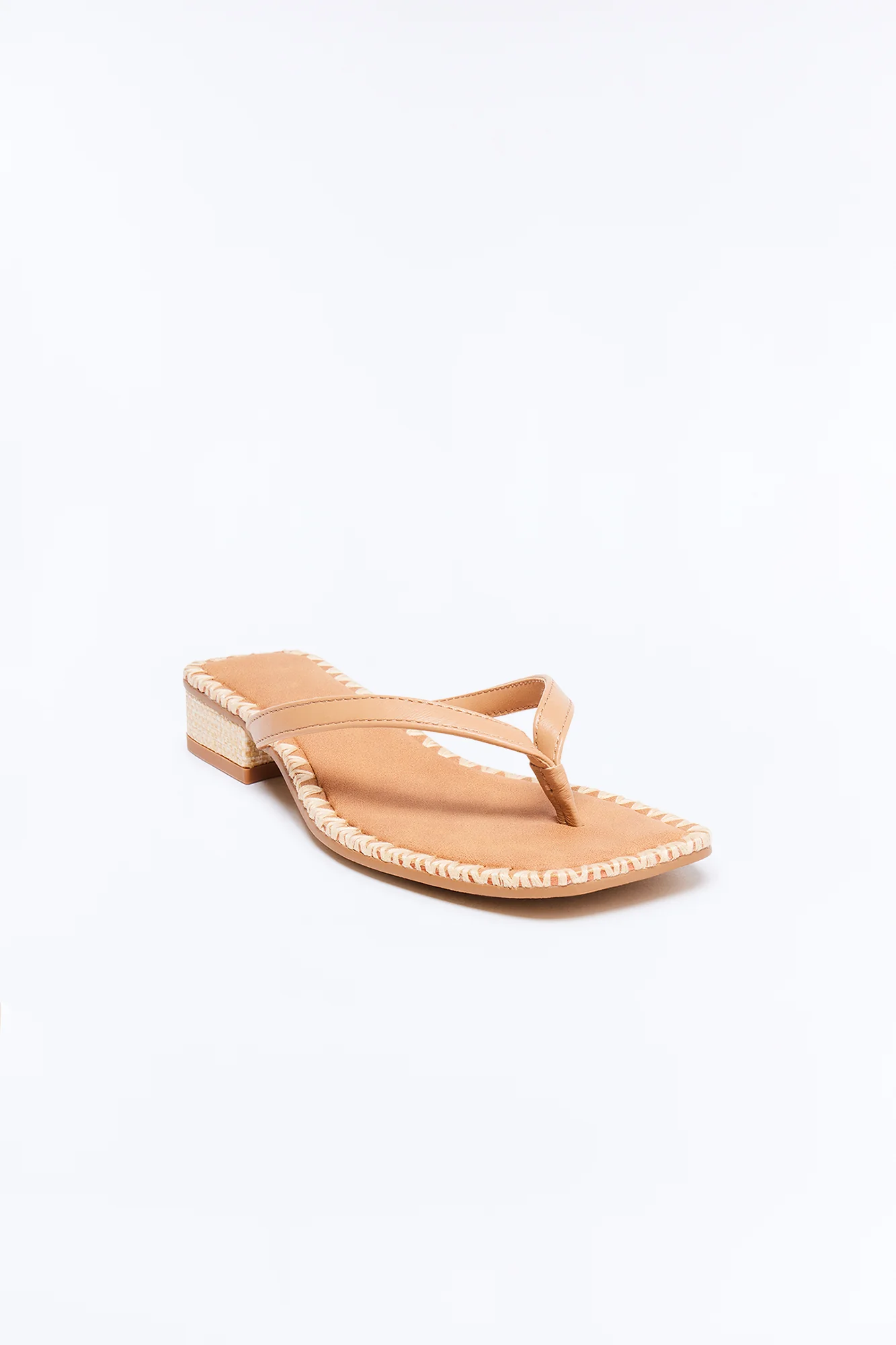 Dolce Vita Barty Leather Thong Sandals - Tan - Image 4