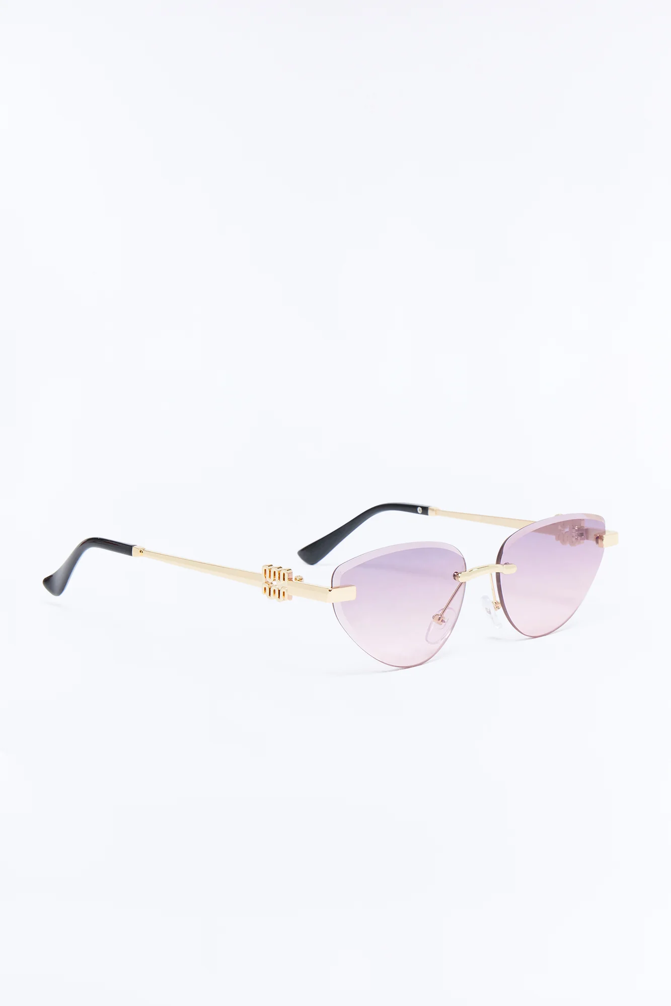 Doll House Sunglasses - Gold/Purple - Image 4