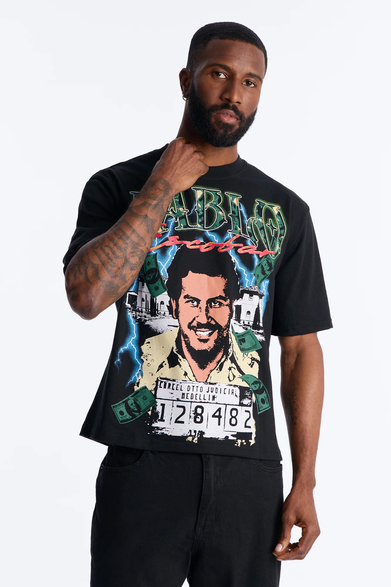 Don Pablo Escobar Short Sleeve Tee - Black