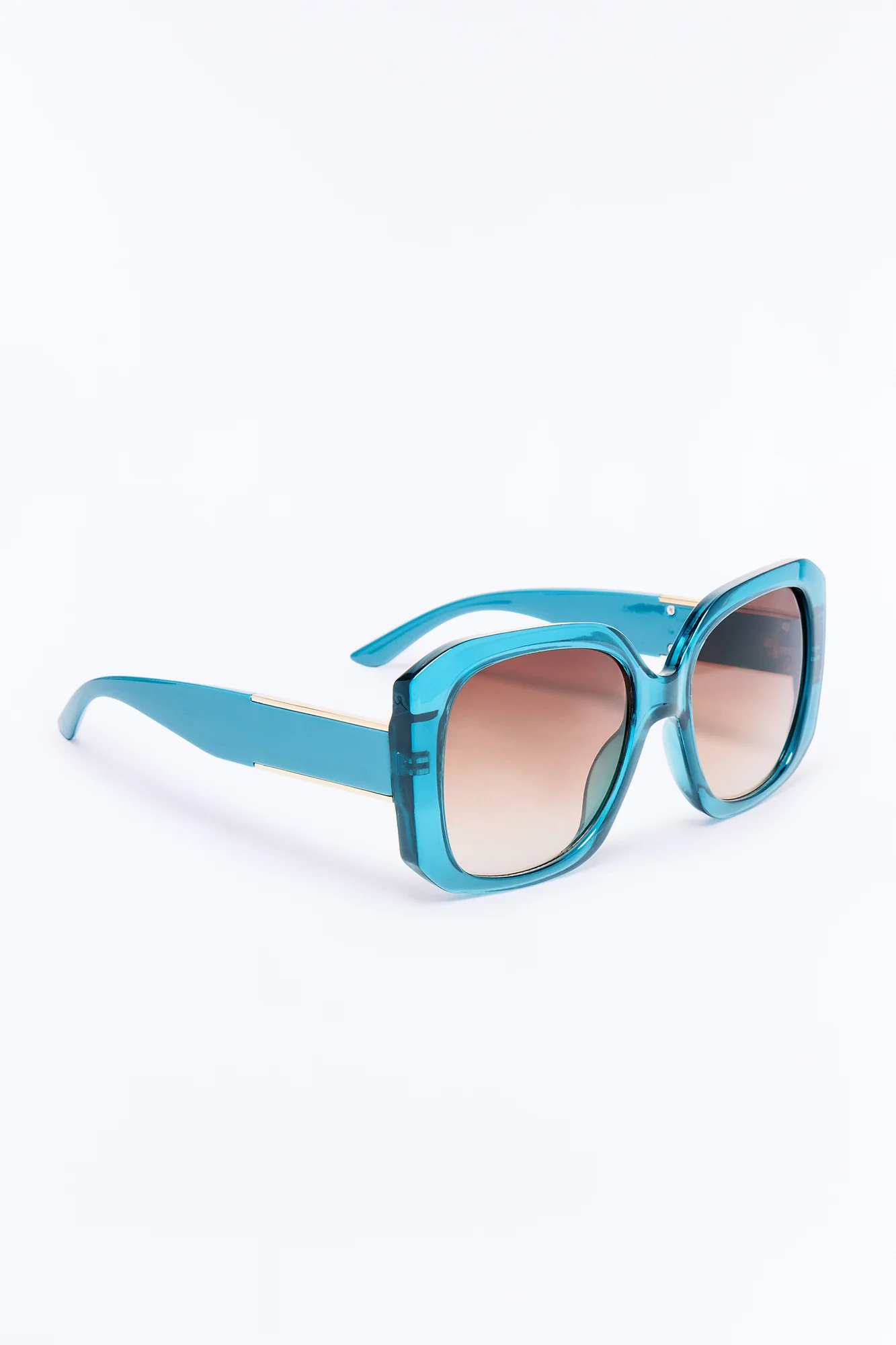 Don't Care Attitude Sunglasses - Blue - Image 4