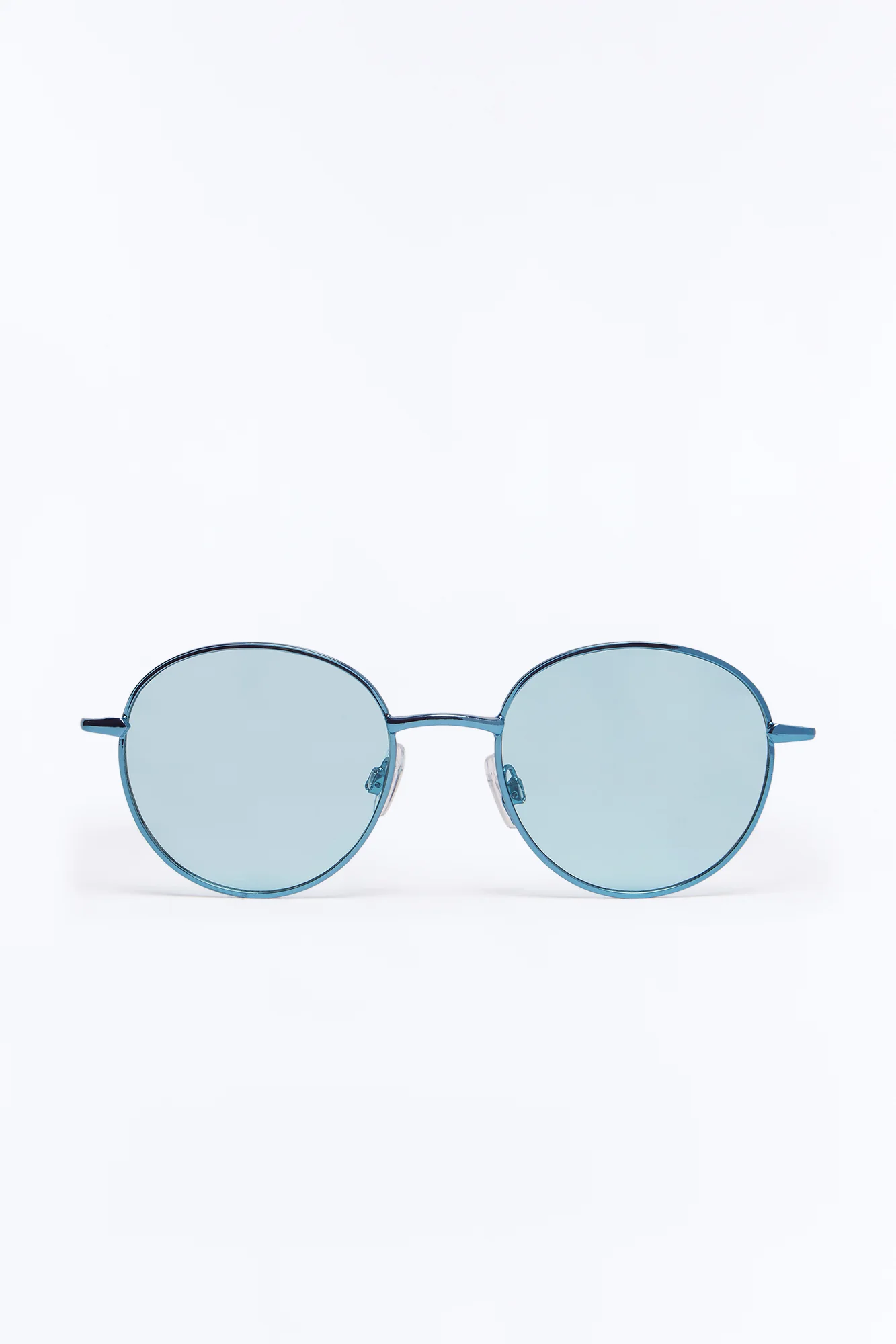 Don't Dwell On It Sunglasses - Blue/Silver