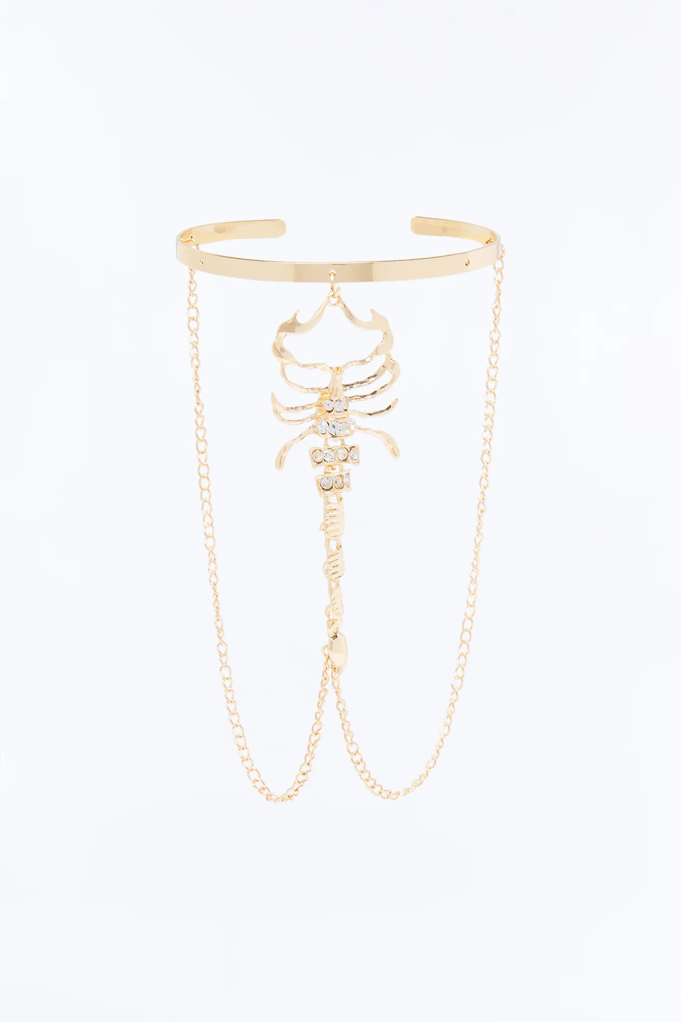 Don't Get Too Close Scorpion Arm Cuff - Gold - Image 3