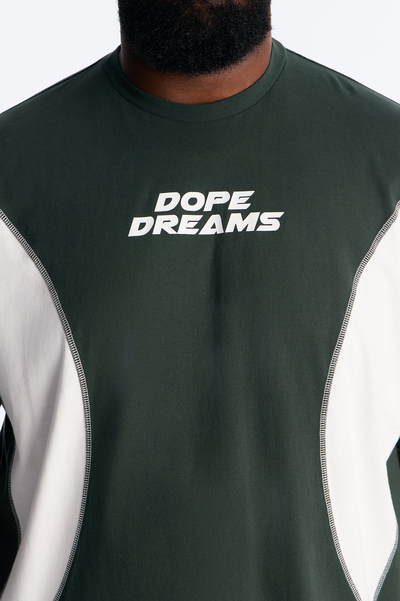 Dope Dreams Color Block Jersey - Green - Image 6