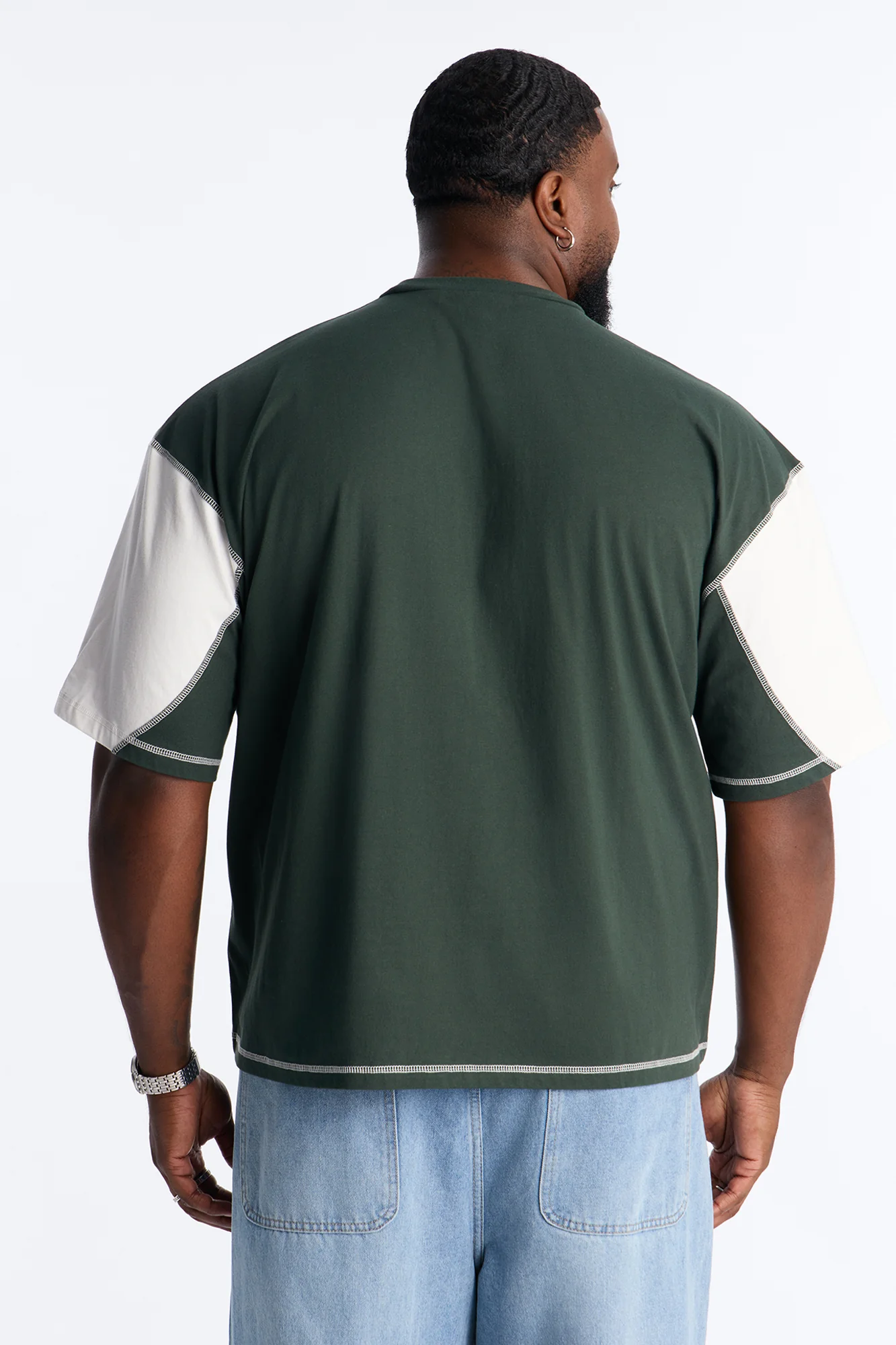 Dope Dreams Color Block Jersey - Green - Image 7