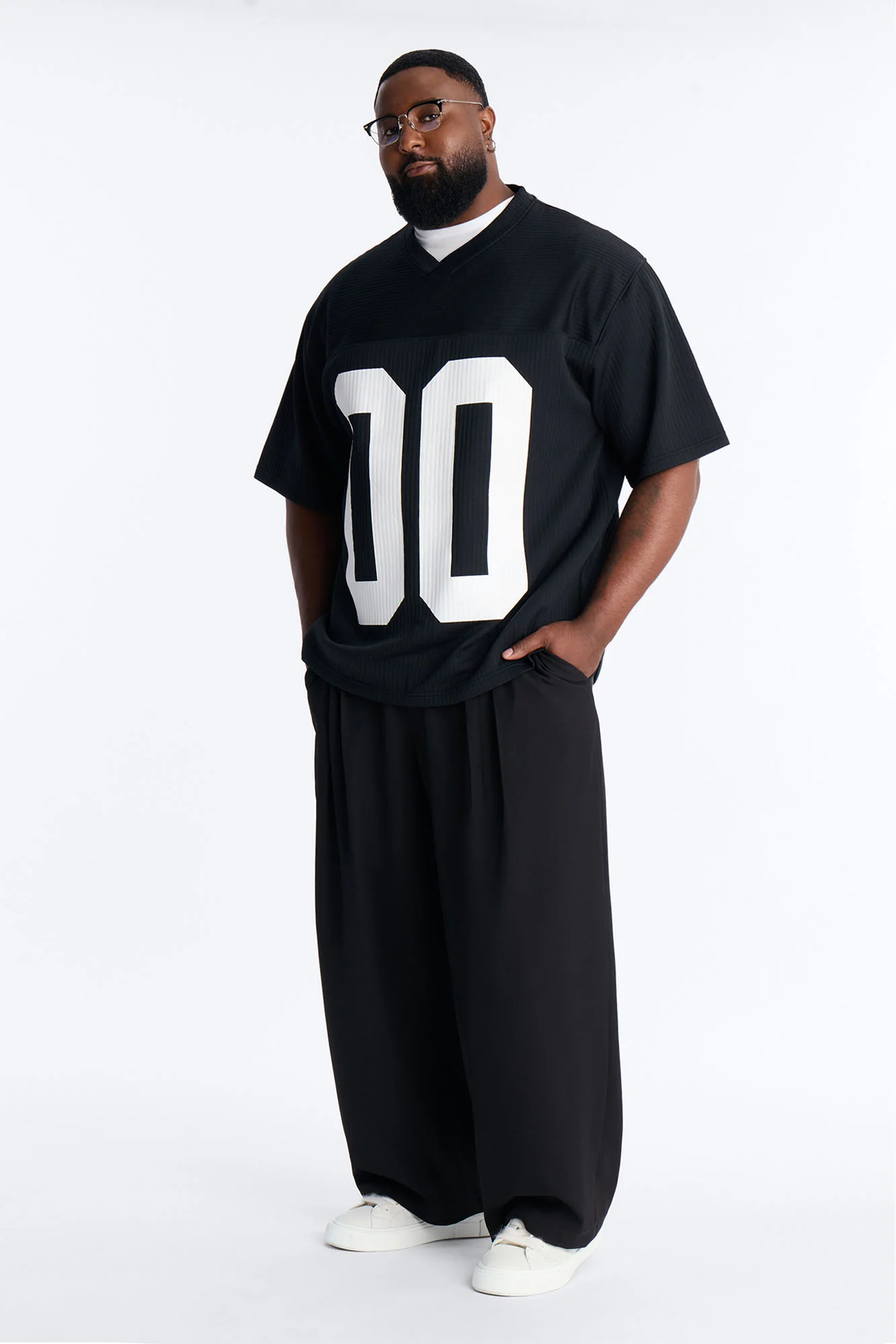 Double 0 Short Sleeve Jersey - Black - Image 6