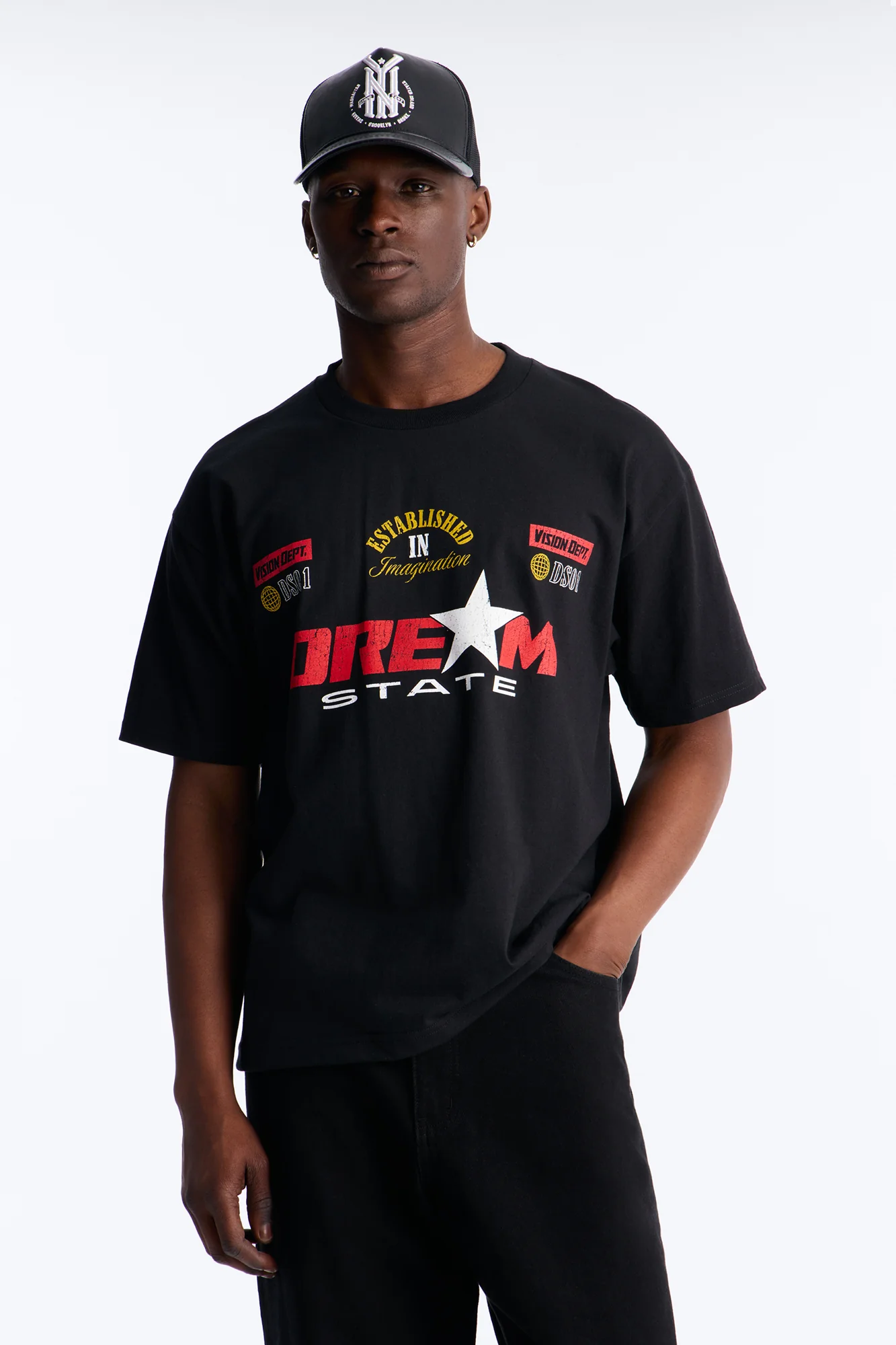 Dream State Racing Short Sleeve Tee - Black