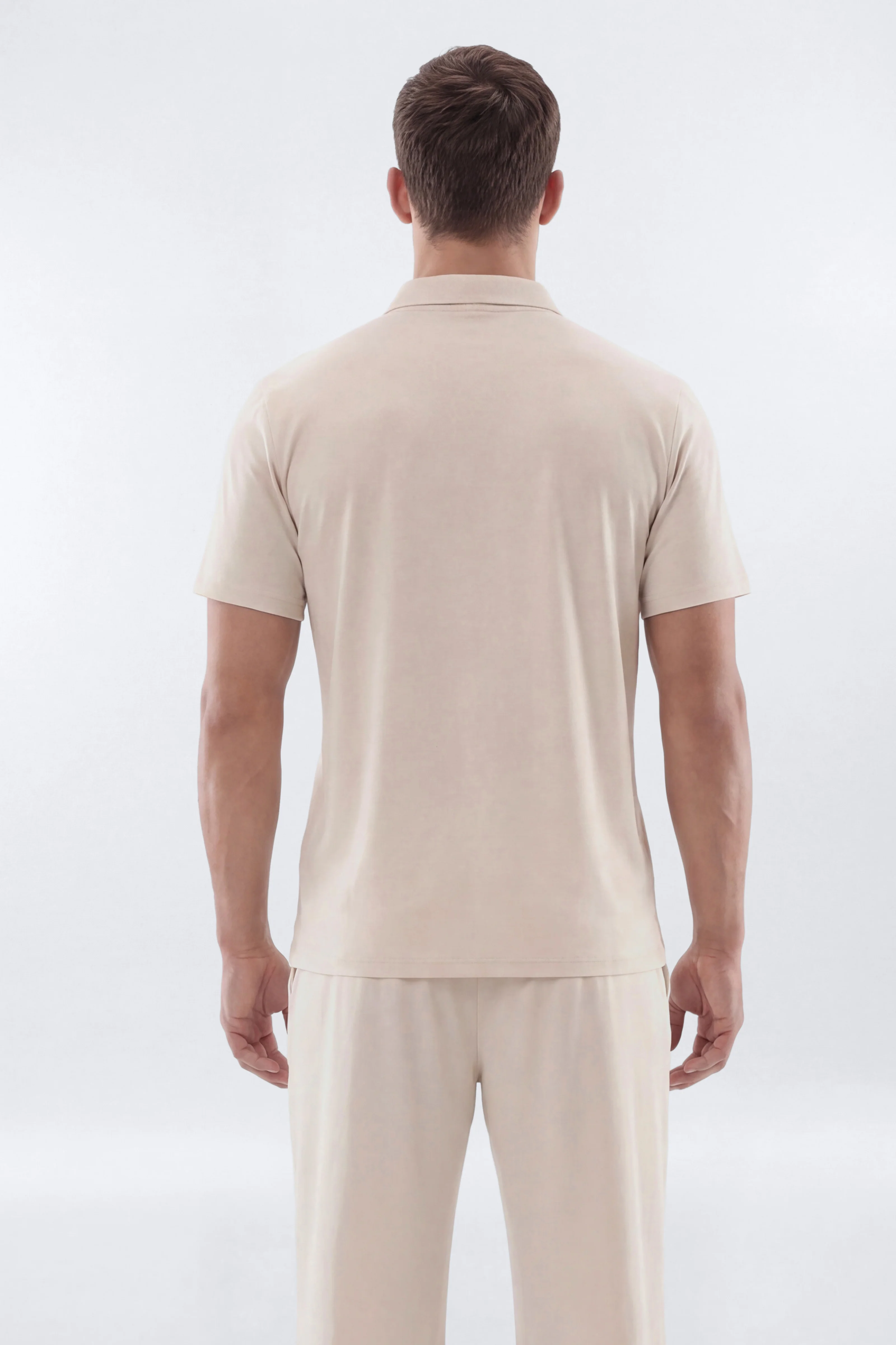 DryCore™ Active Polo Shirt - Oat Milk - Image 3