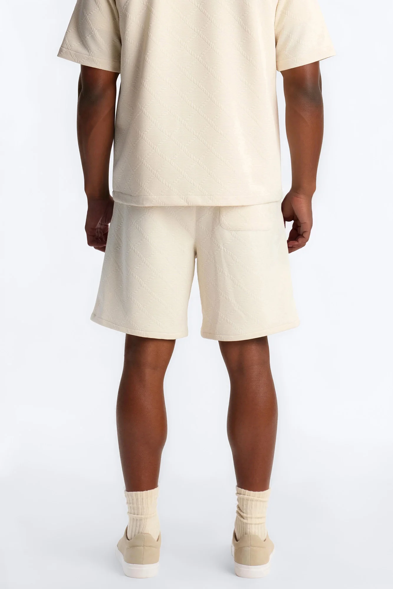 Duke Relaxed Short - Cream - Image 3