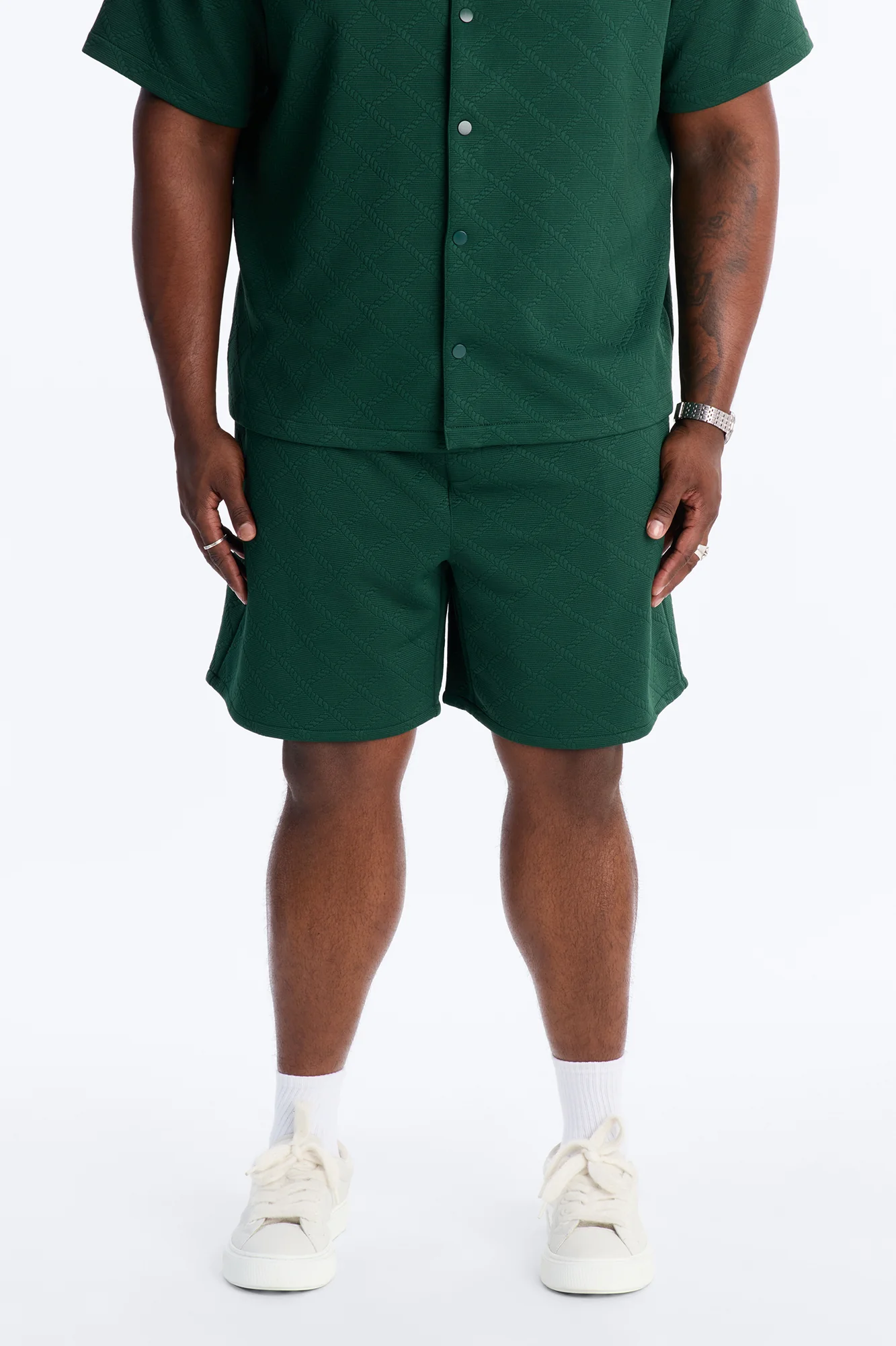 Duke Relaxed Short - Hunter Green - Image 5