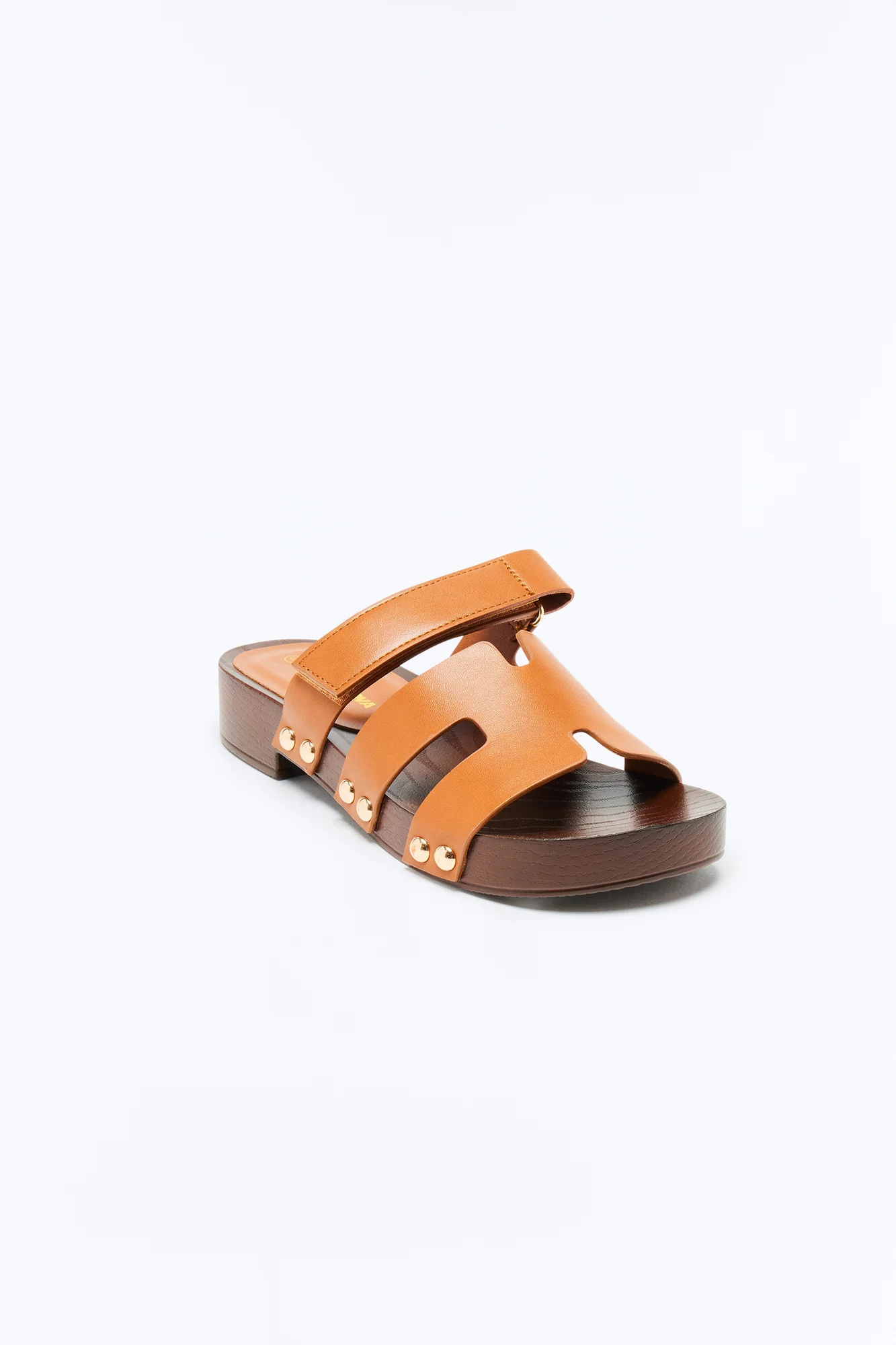 Dutton Wood Sandals - Tan - Image 2