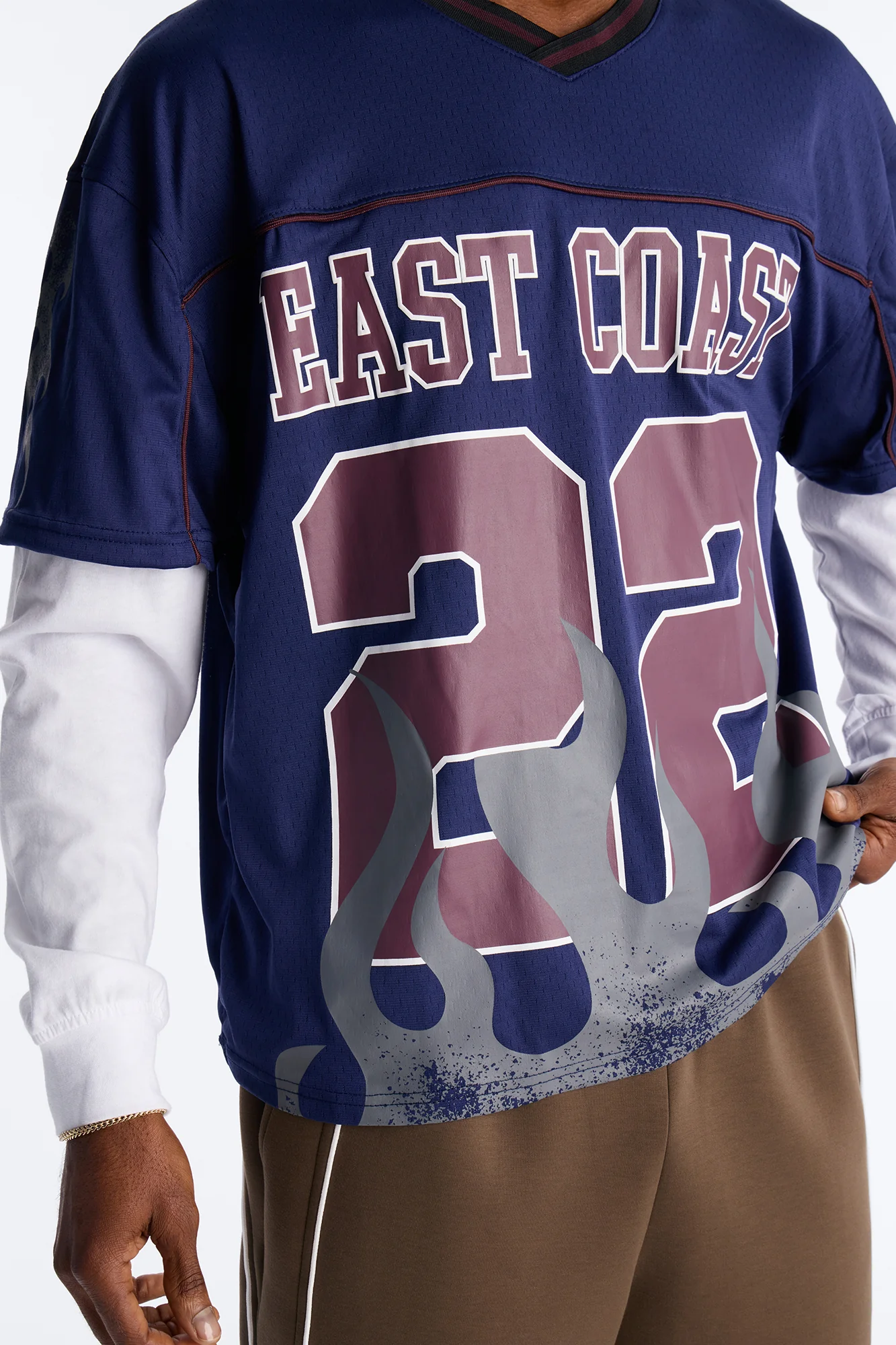 East Coast Jersey 2fer - Navy - Image 3
