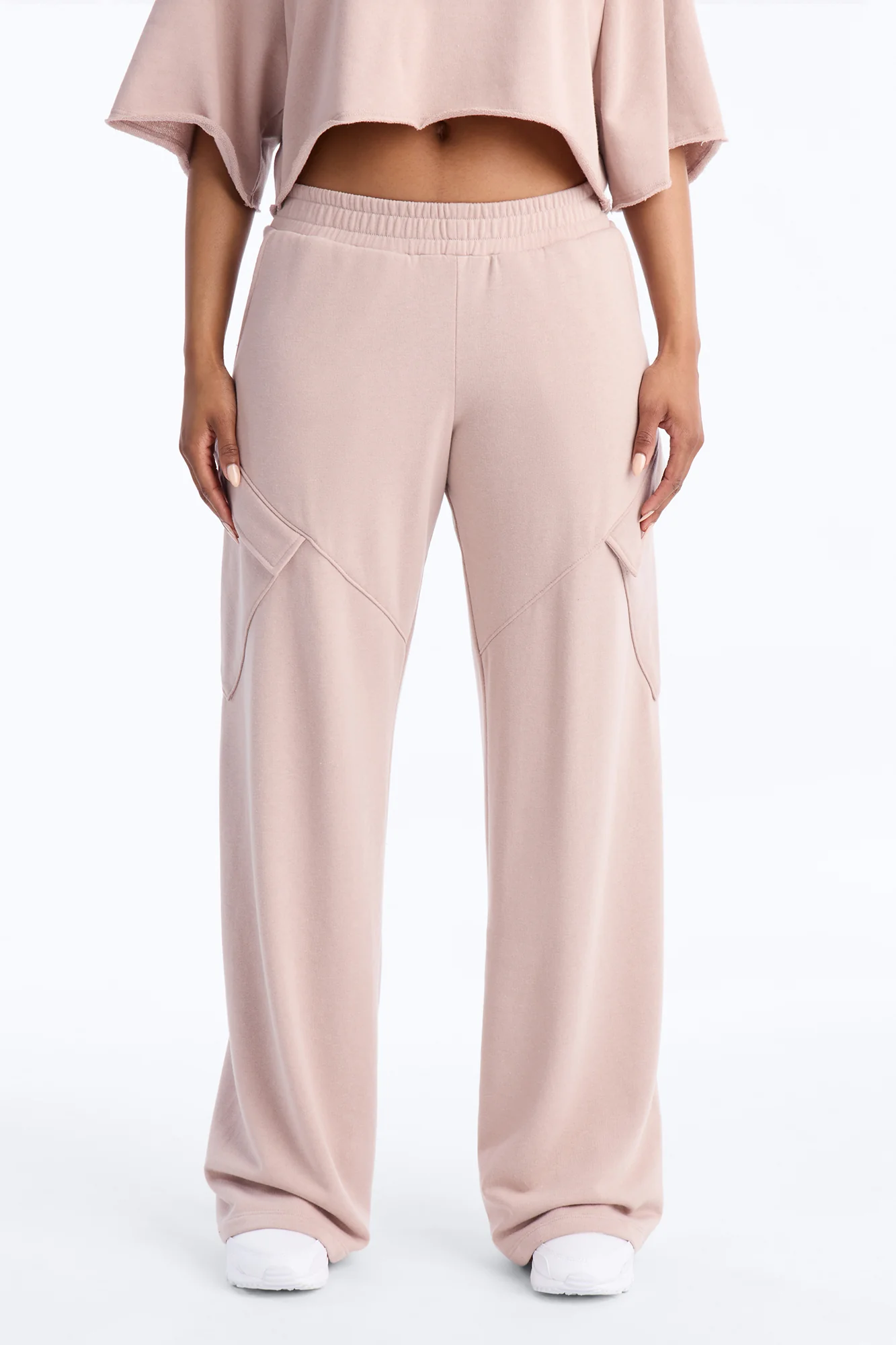 Easy Days French Terry Lounge Pant - Taupe - Image 2