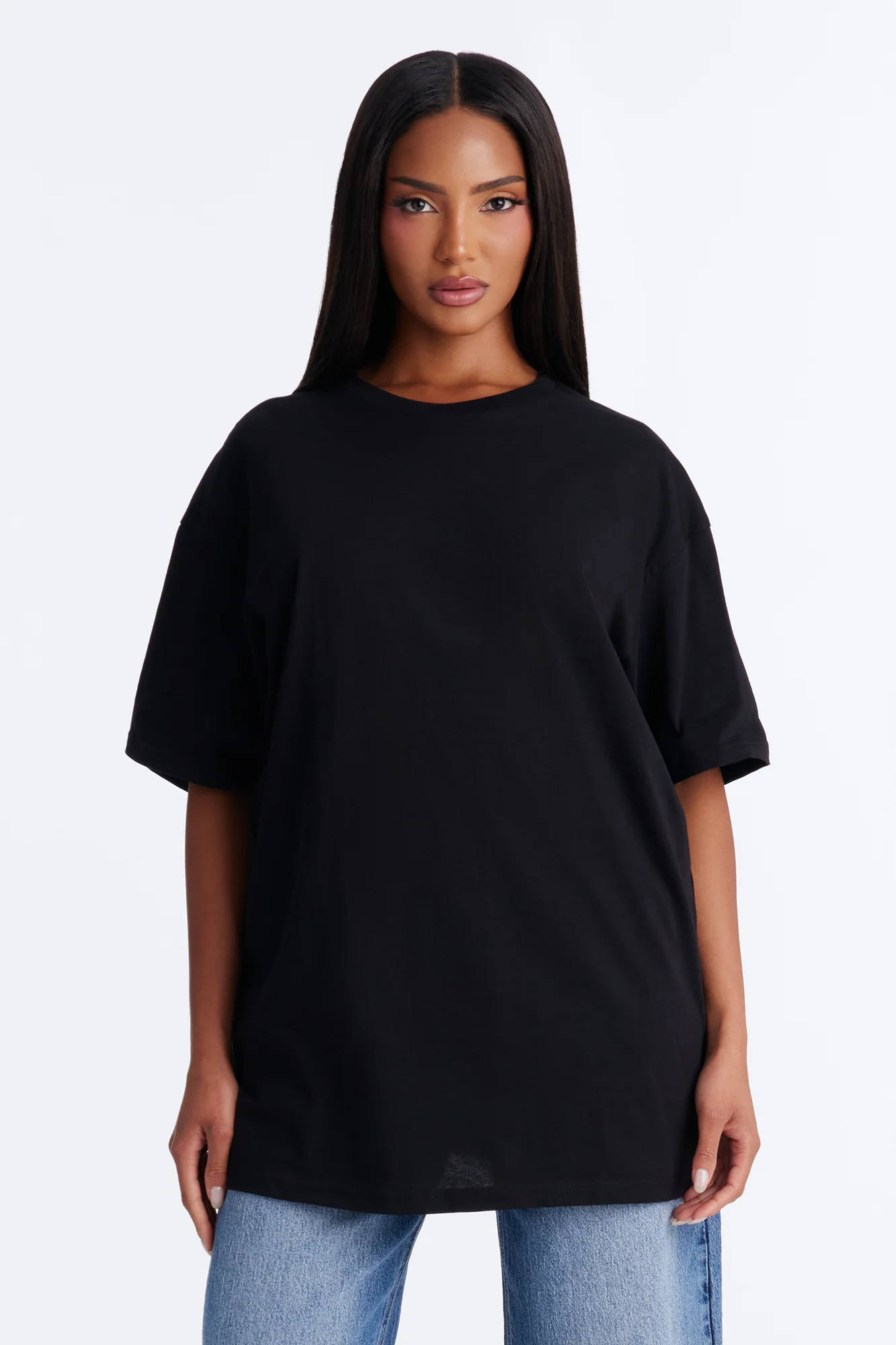 Easy Days Oversized T Shirt - Black