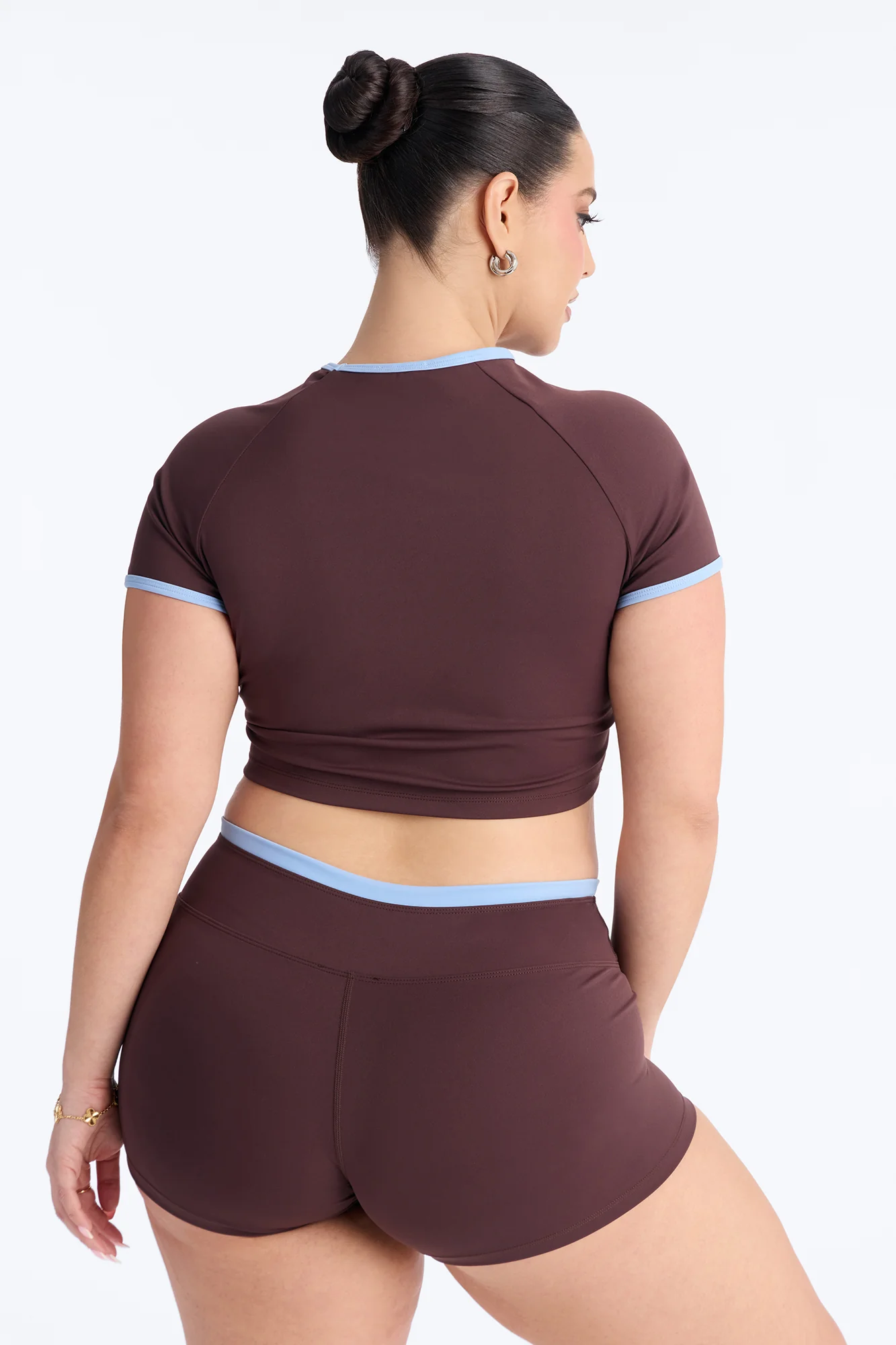 Easy Motion Athletic Short Set - Chocolate - Image 8