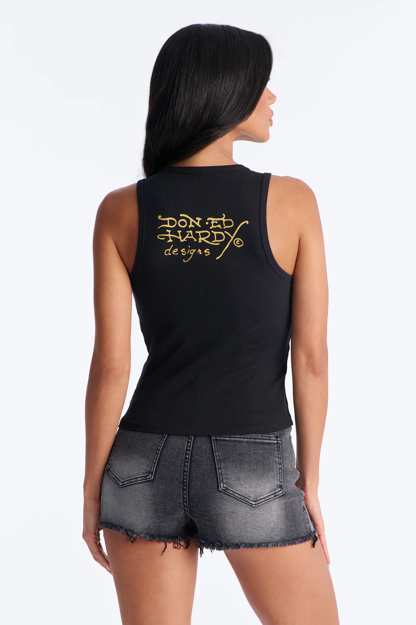 Ed Hardy Danger Dragon Tank Top - Black - Image 4