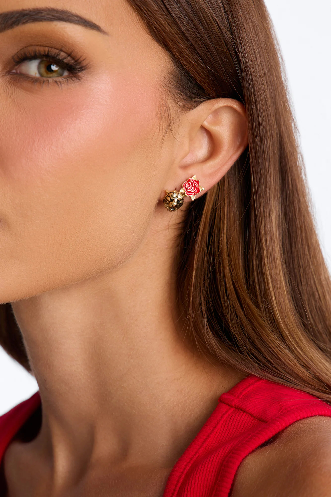 Ed Hardy Multi Icon 9 Pair Earring Set - Gold/combo