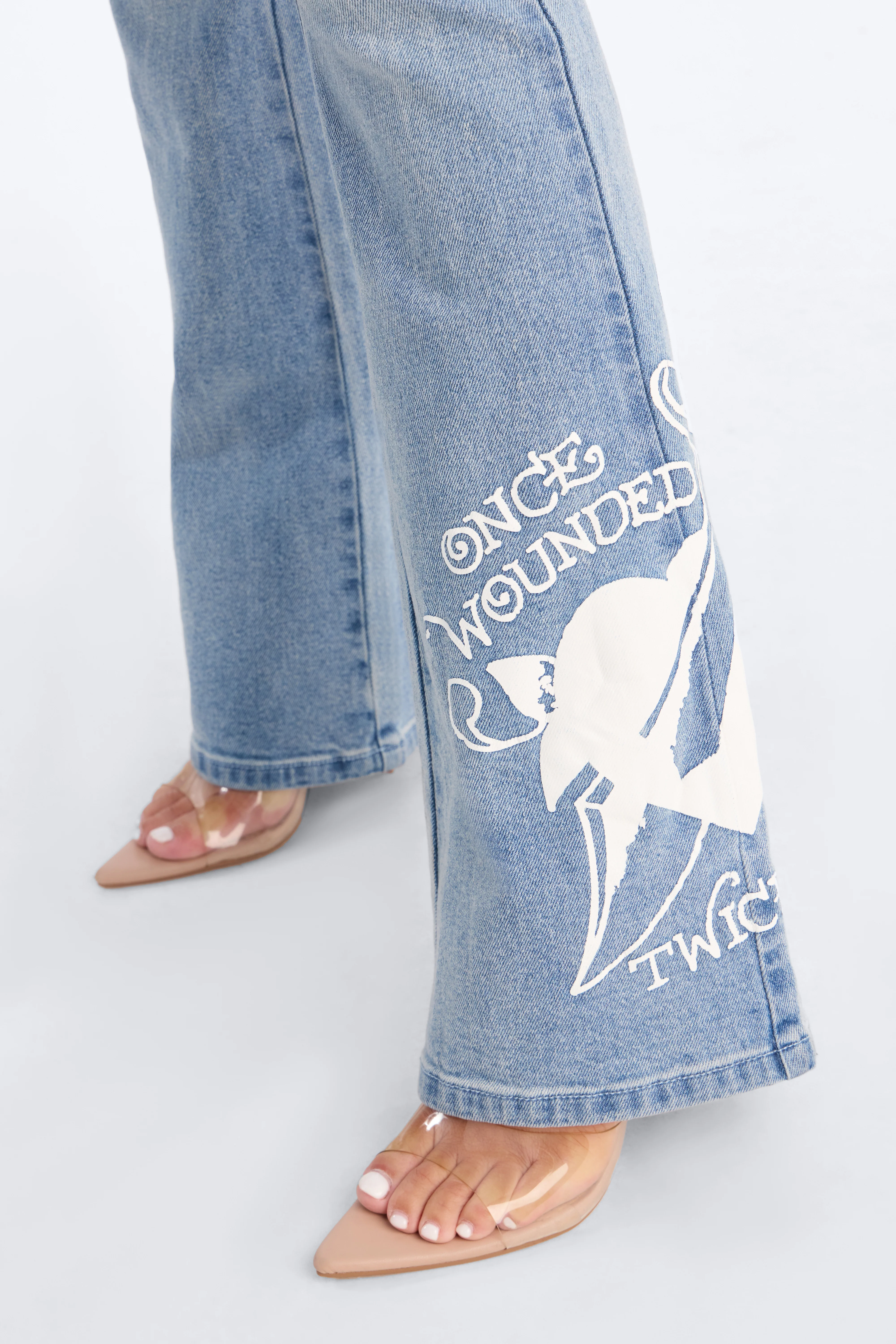 Ed Hardy Once Wounded Bootcut Jeans - Light Wash - Image 4