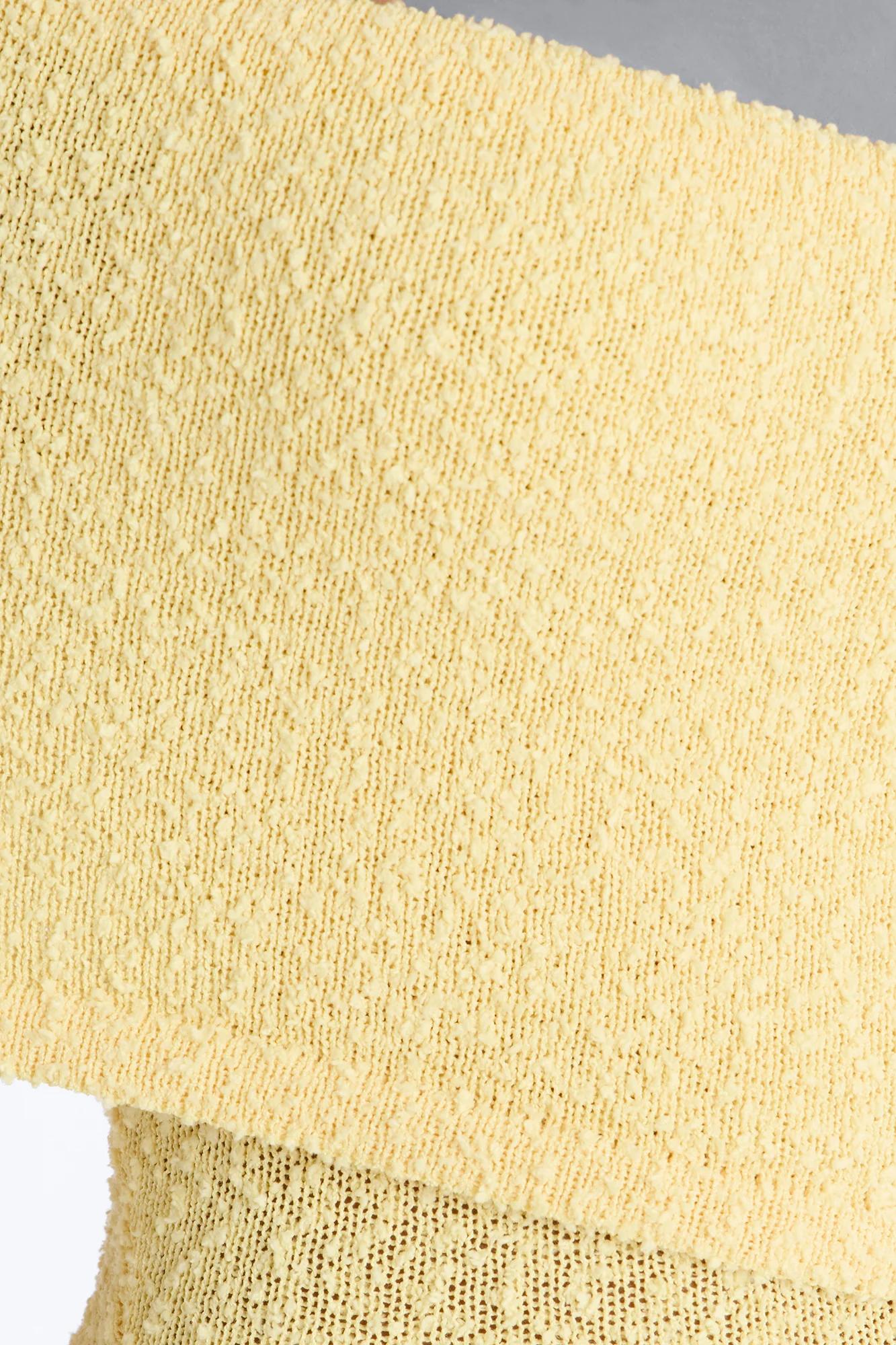 Effortless Edge Sweater Maxi Dress - Yellow - Image 3