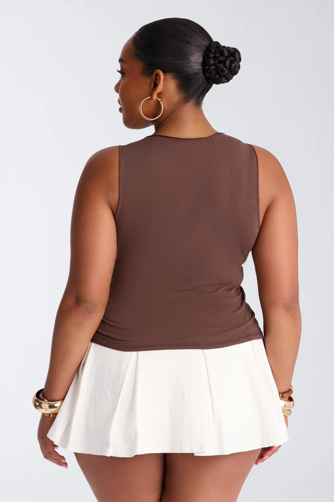 Eighty Nine Baby Tank Top - Brown - Image 8