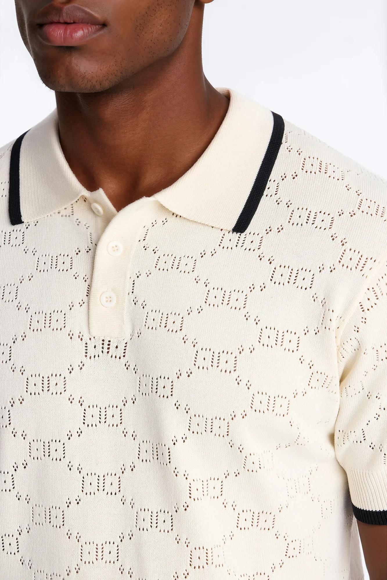 Elegant Lance Polo - Cream - Image 3